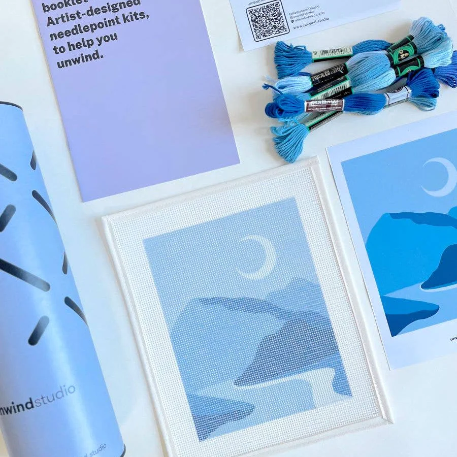 Blue River Needlepoint Kit - Image 2