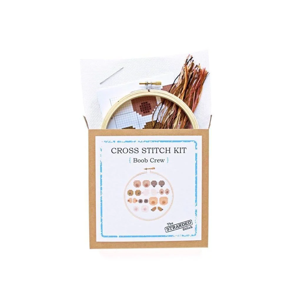 Boob Crew DIY Cross Stitch Kit - Image 2