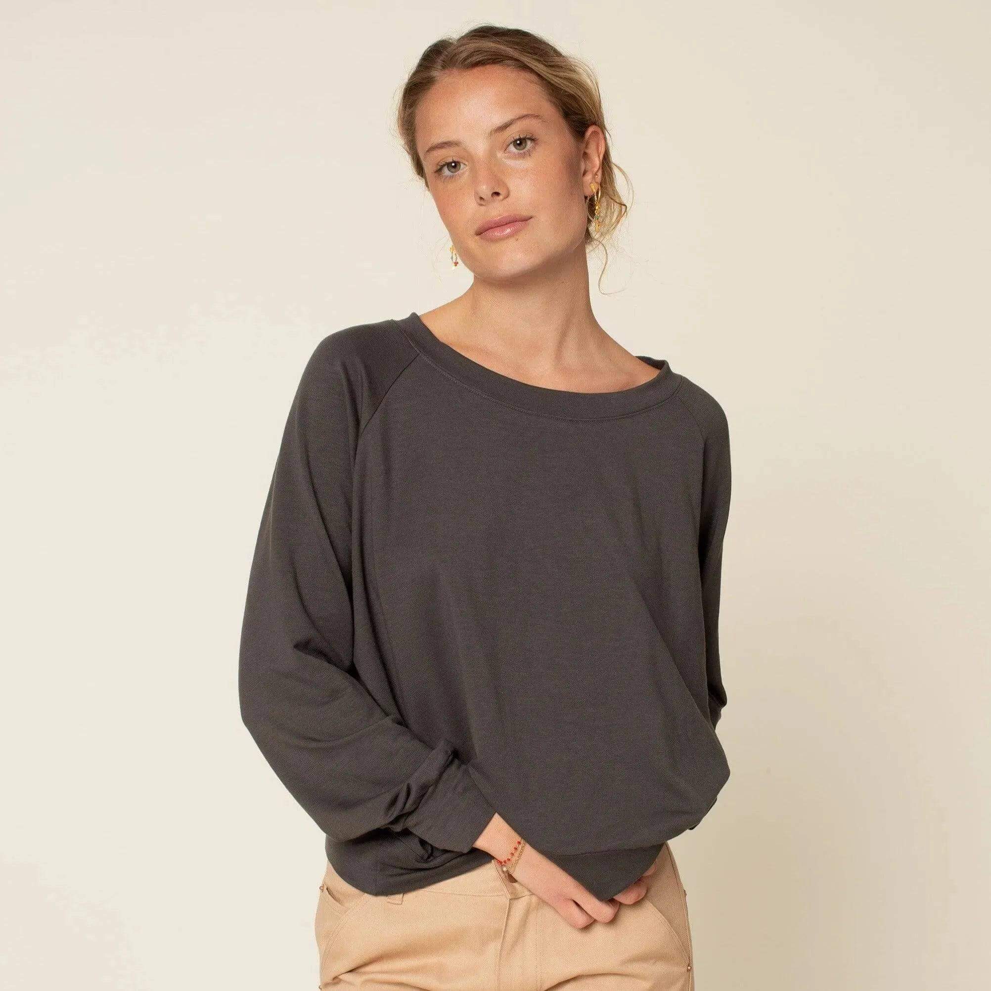 Boxy Raglan Sweater Pattern - PDF DOWNLOAD