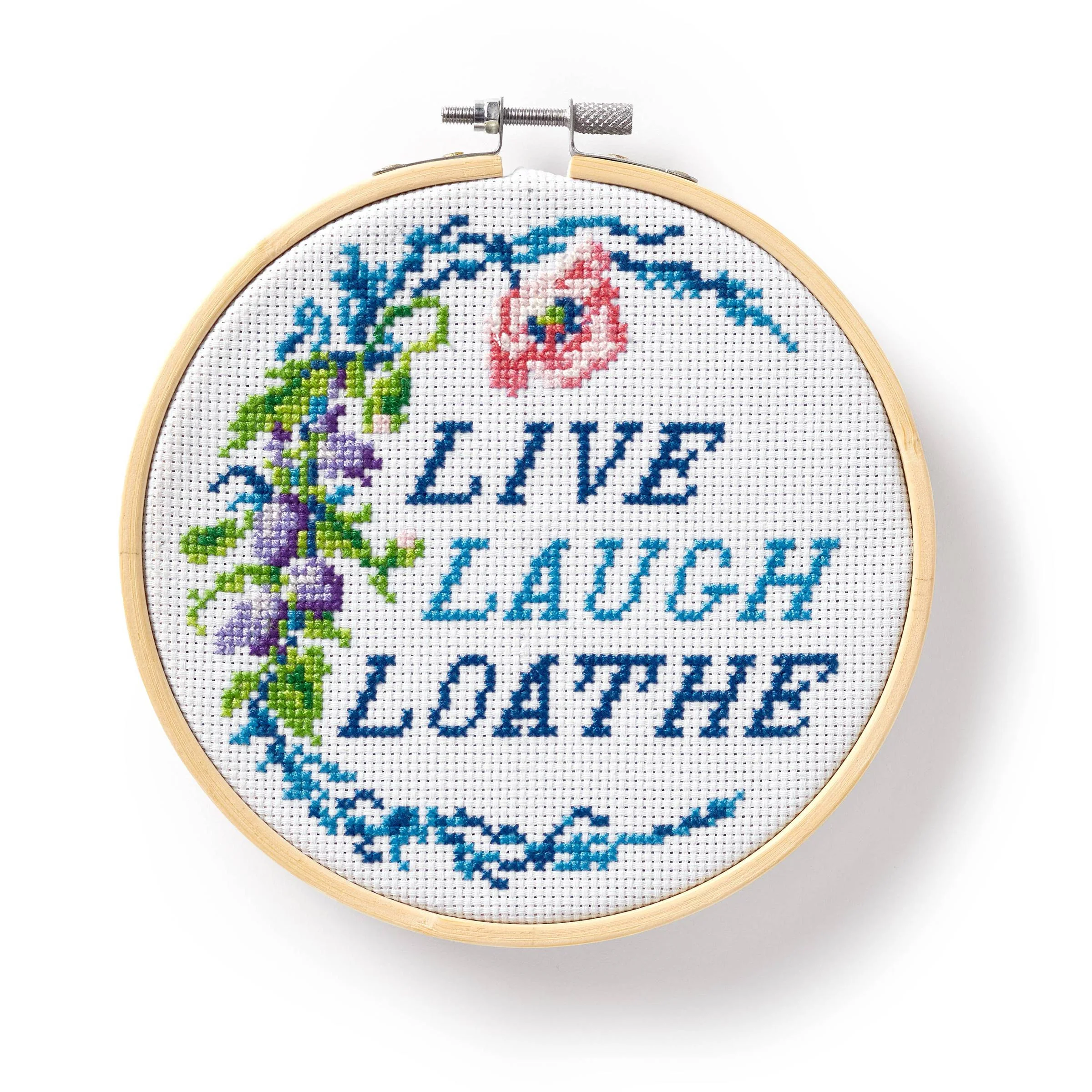 Live Laugh Loathe Cross-Stitch Kit - Image 4