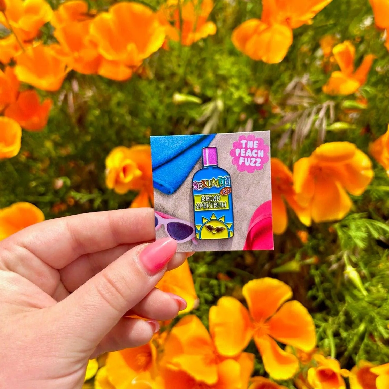 Broad Spectrum Enamel Pin - Image 2