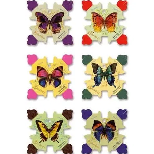 Butterflies Embroidery Floss Thread Cards