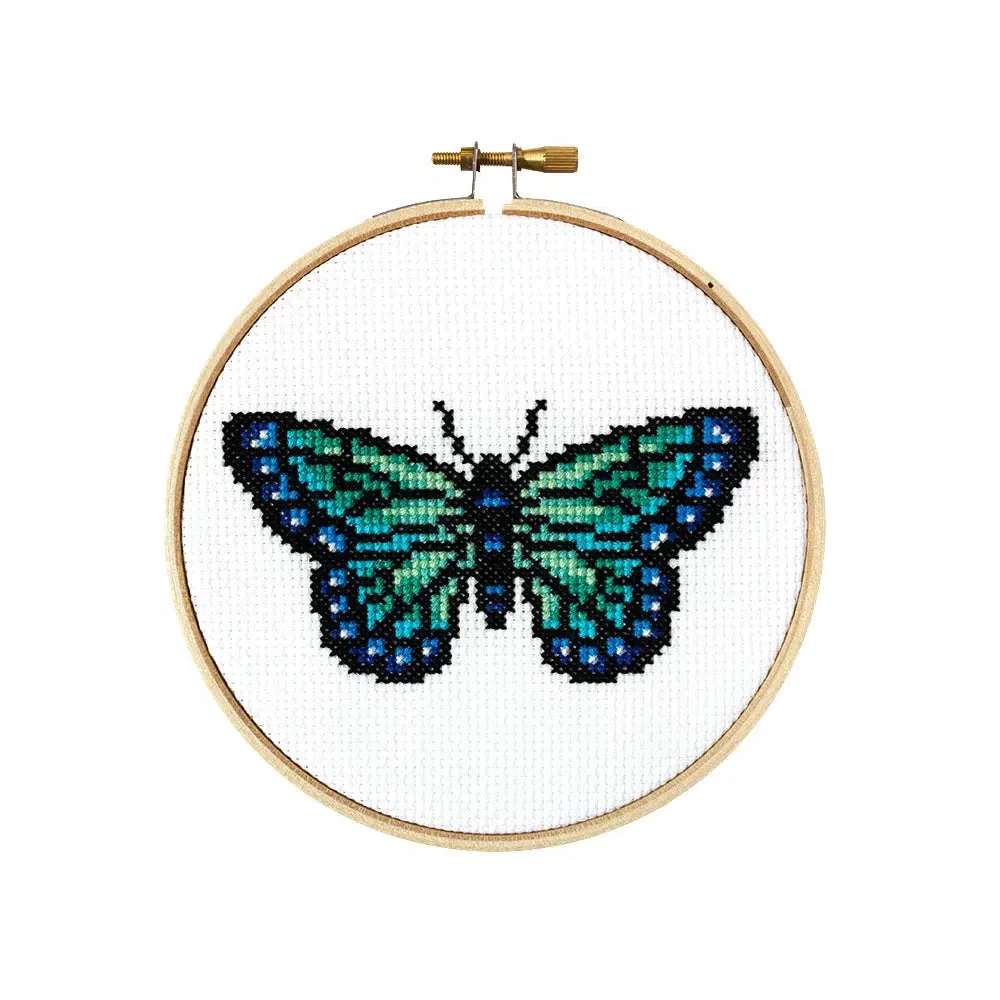 Butterfly DIY Cross Stitch Kit