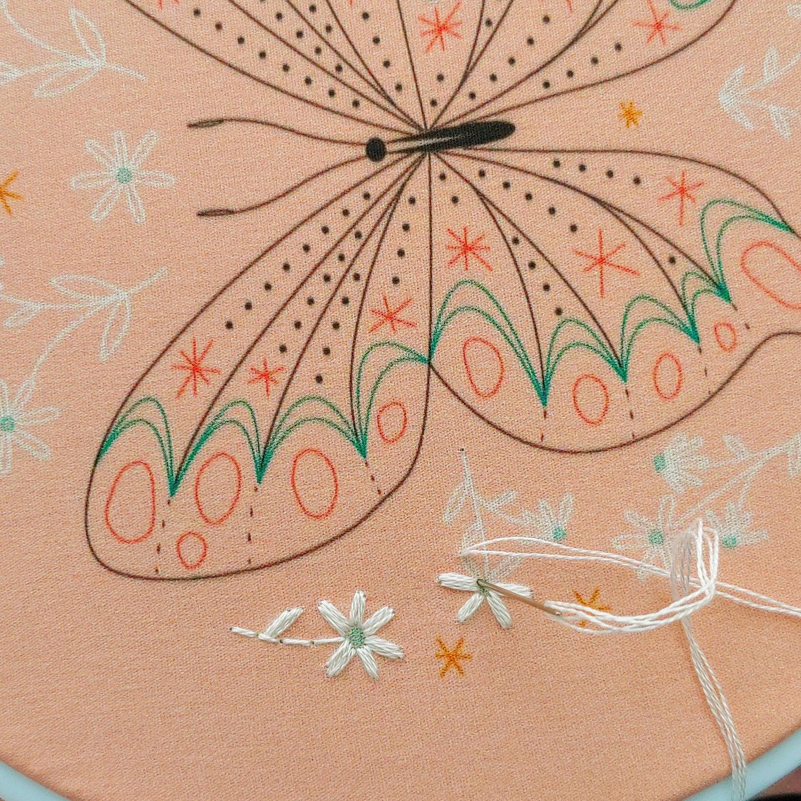 Butterfly Embroidery Kit - Image 3