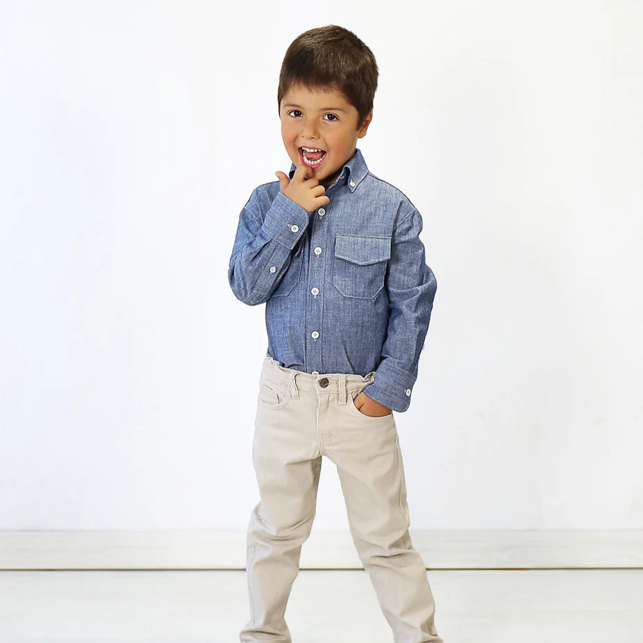 Buttoned-Up Button-Down Shirt Pattern - PDF DOWNLOAD