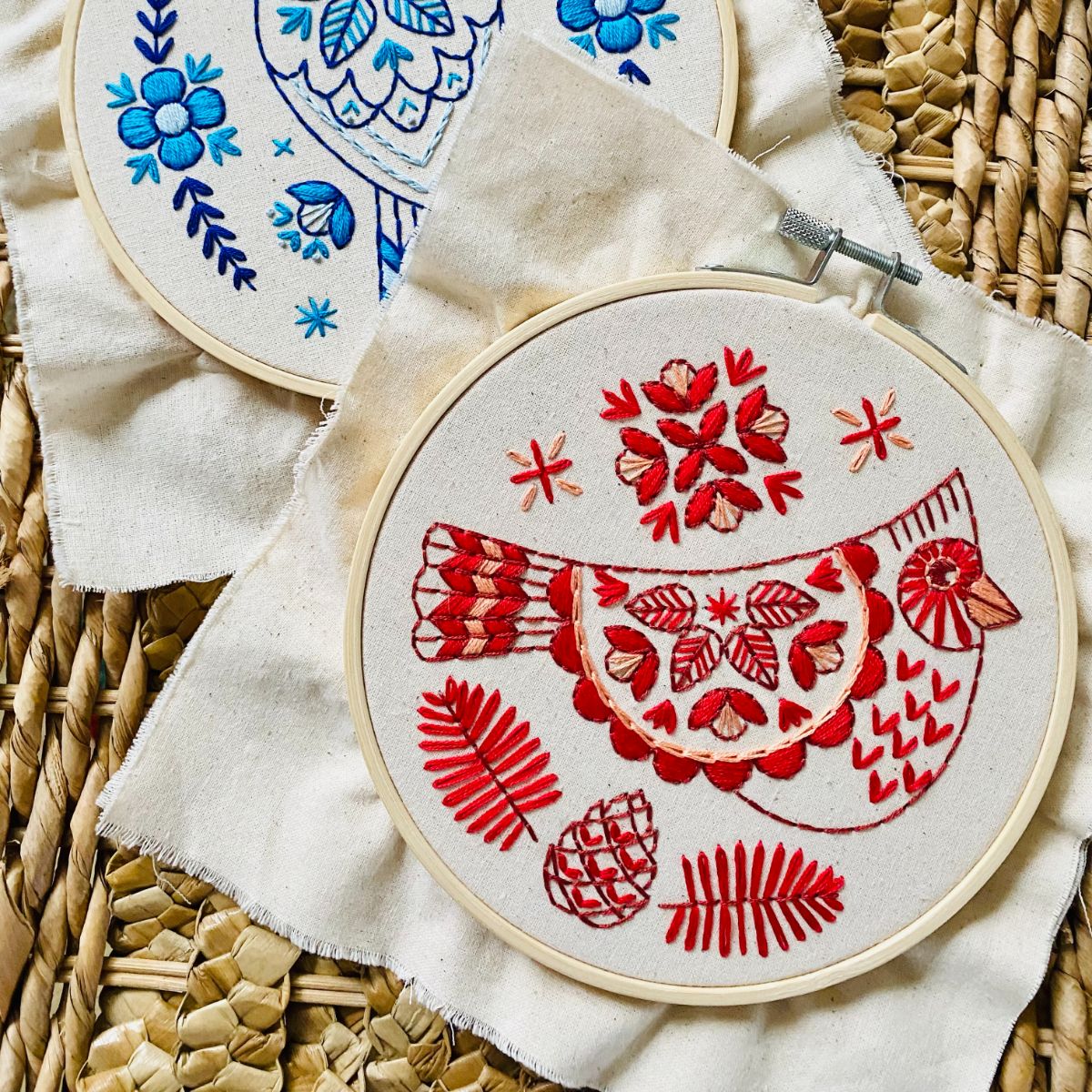Cardinal Embroidery Kit - Image 3