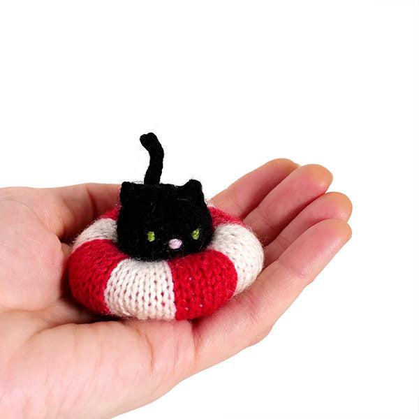 Tiny Cat in a Life Preserver Kit