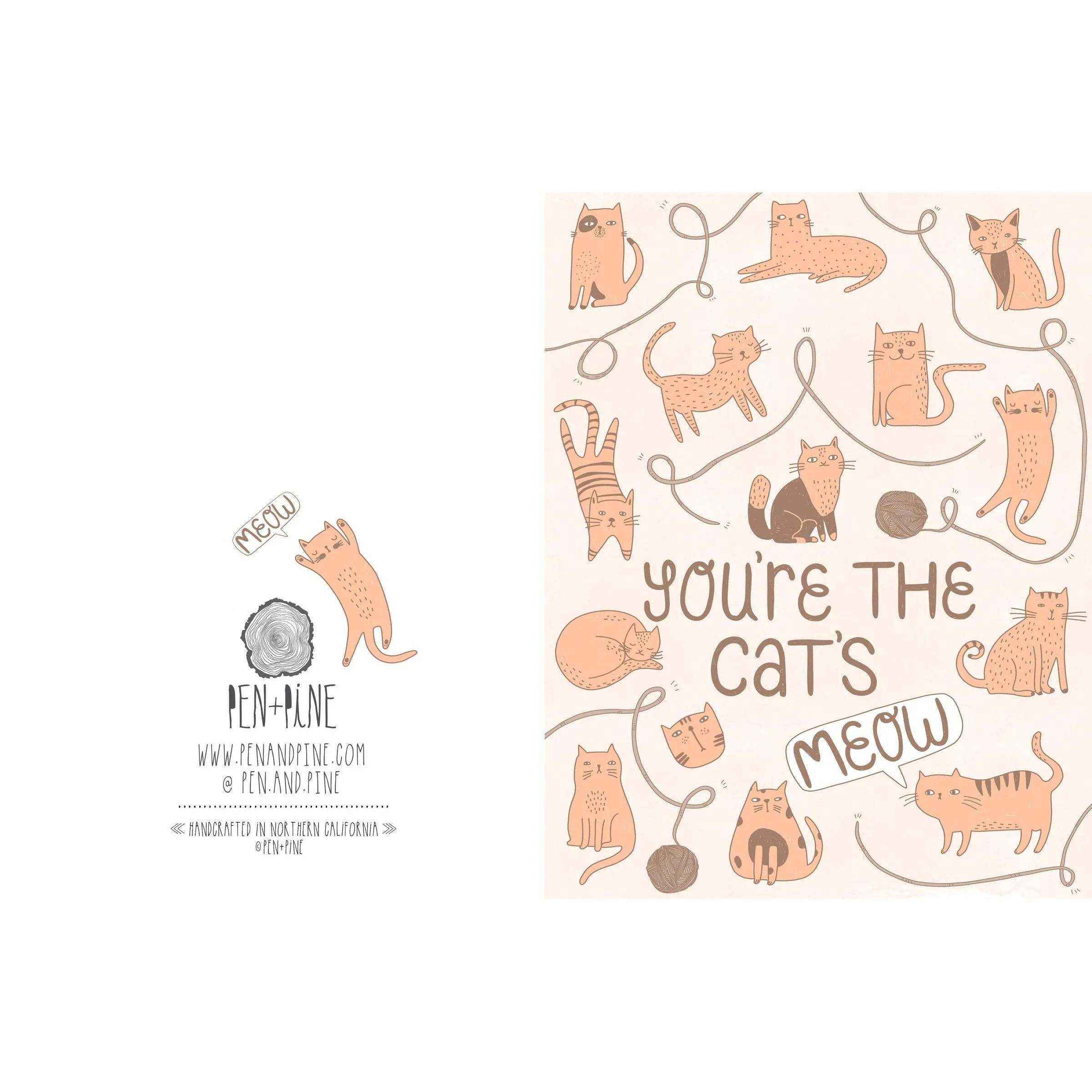 Cat's Meow Greeting Card - Image 2