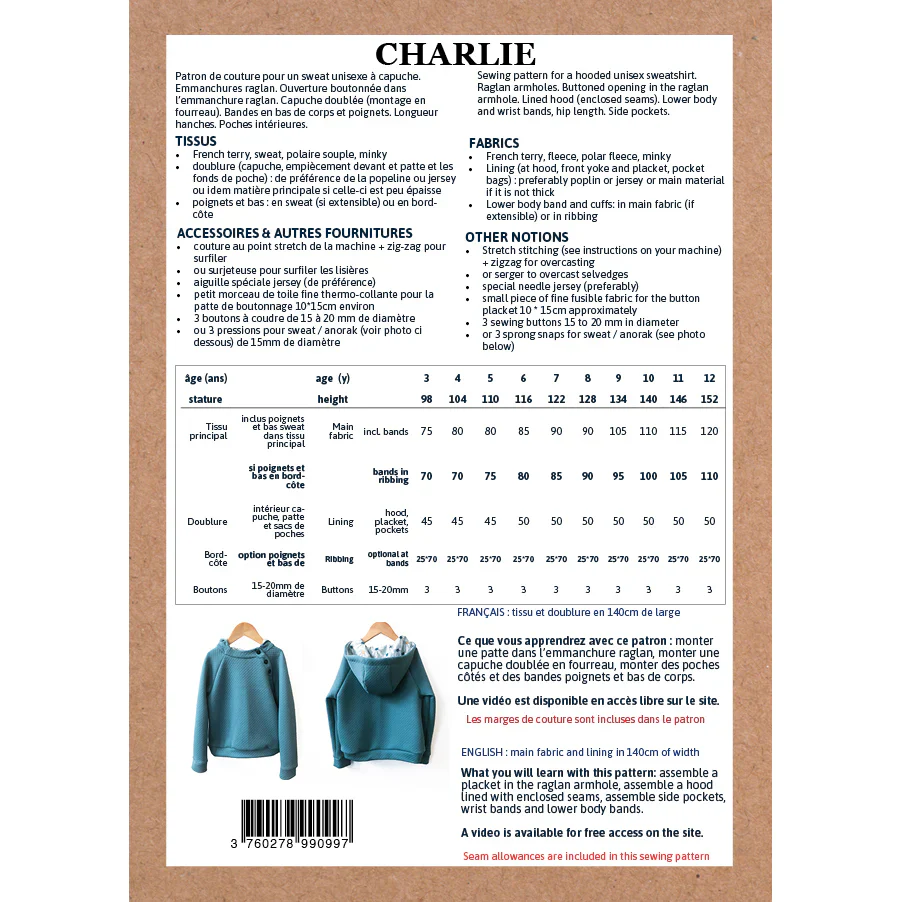 Charlie Hoodie Pattern - Image 8