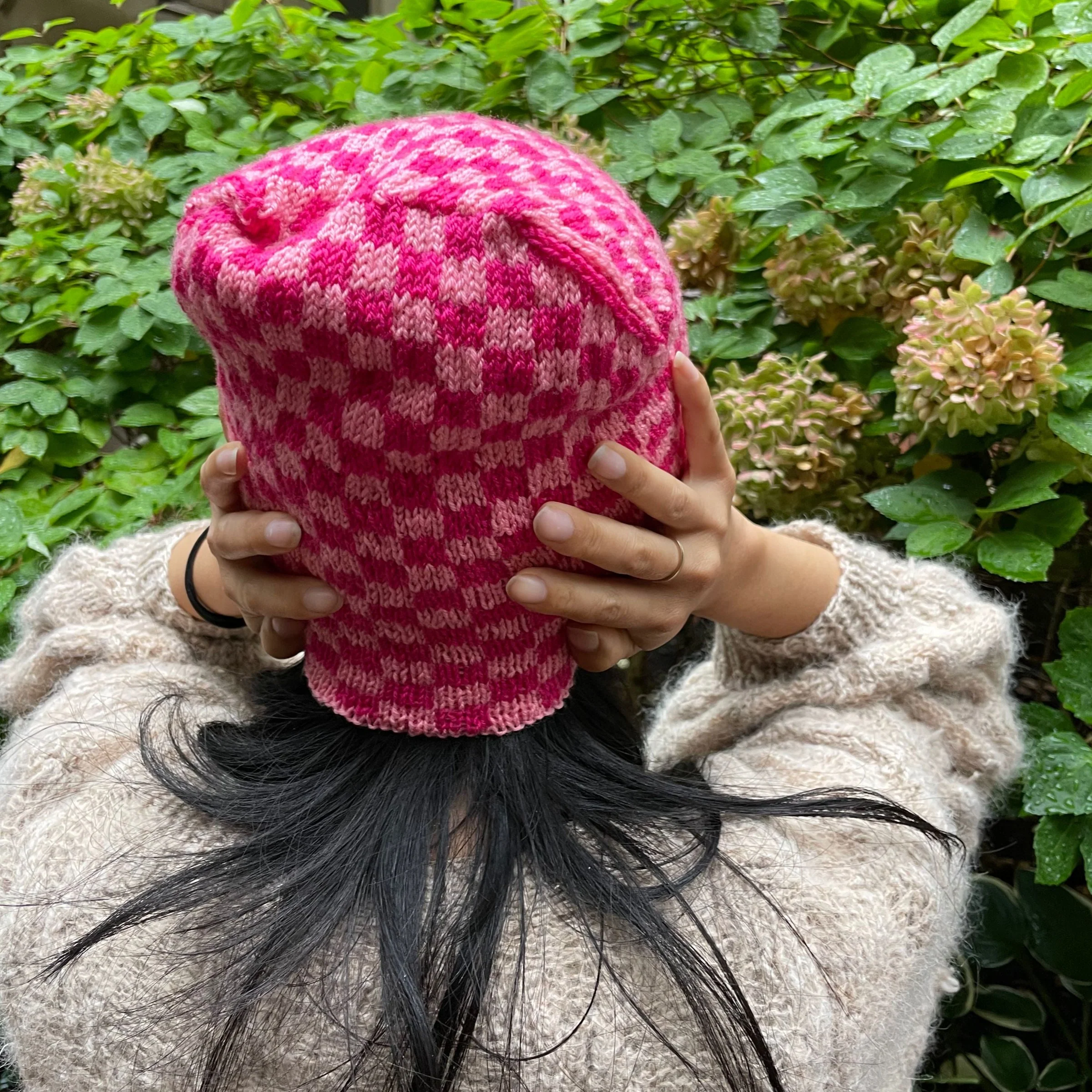 Checkham Reversible Beanie Pattern - Image 2