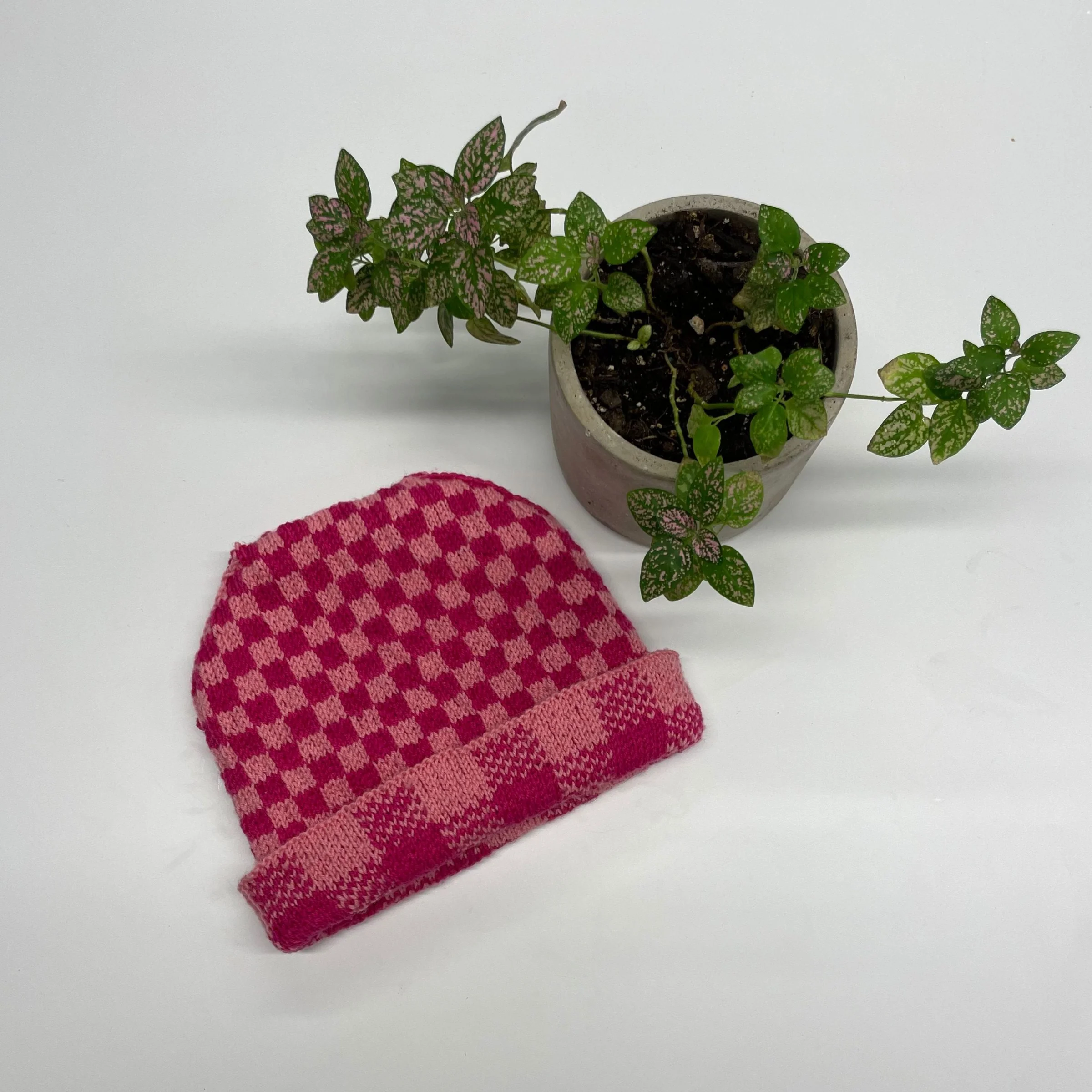 Checkham Reversible Beanie Pattern - Image 3