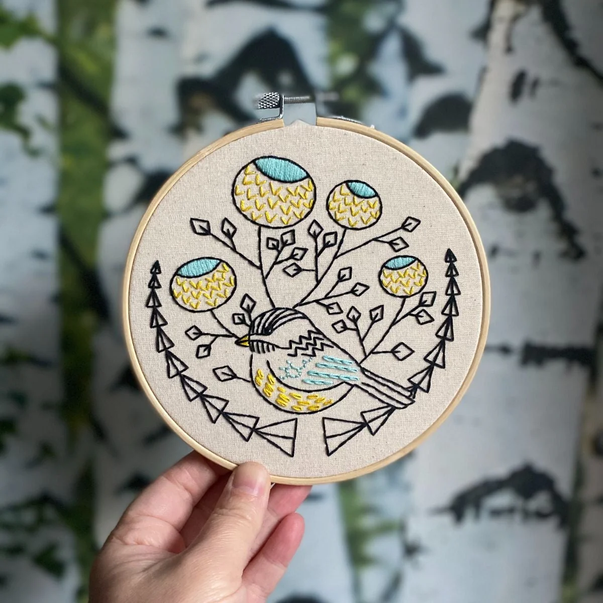 Chickadee Embroidery Kit - Image 4