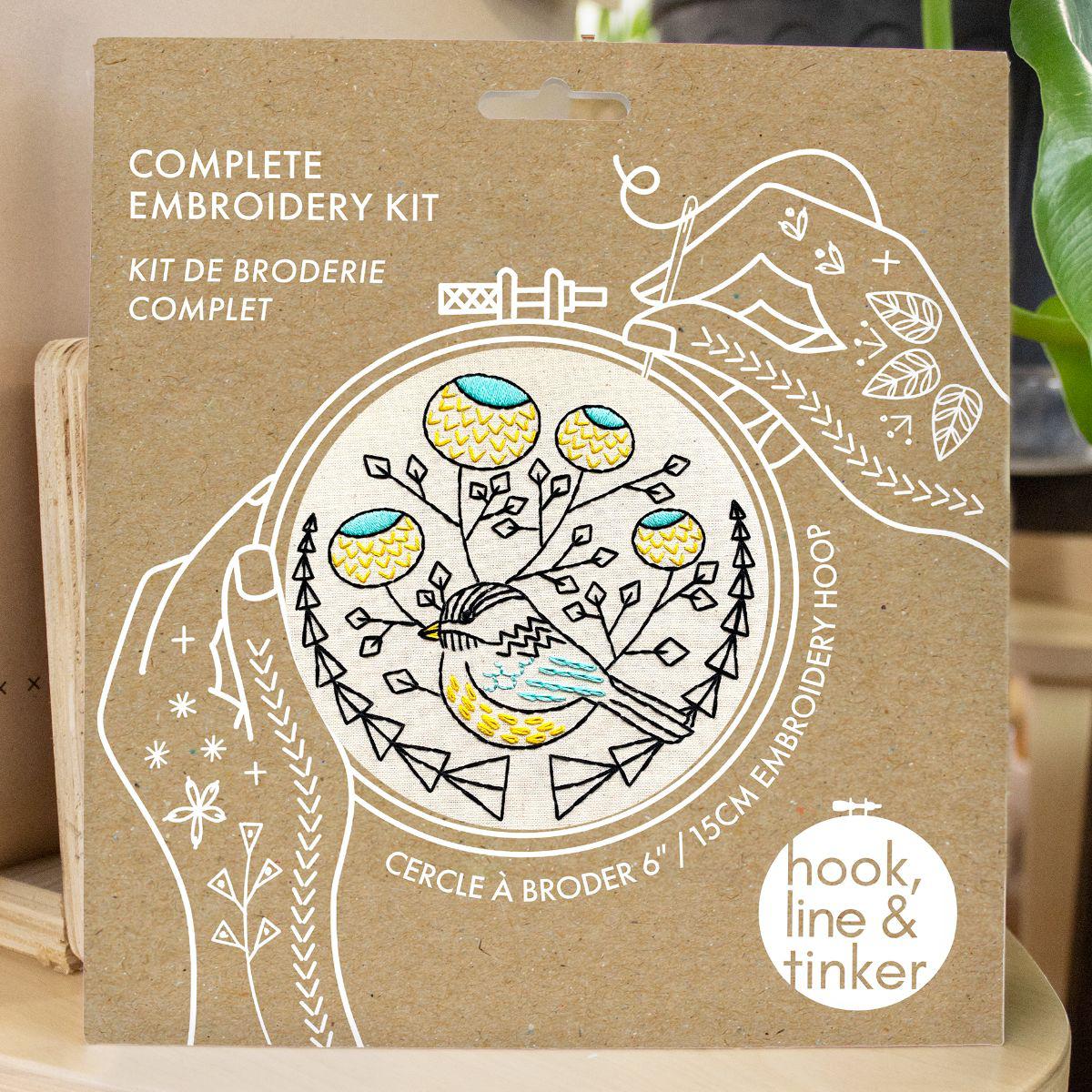 Chickadee Embroidery Kit - Image 5