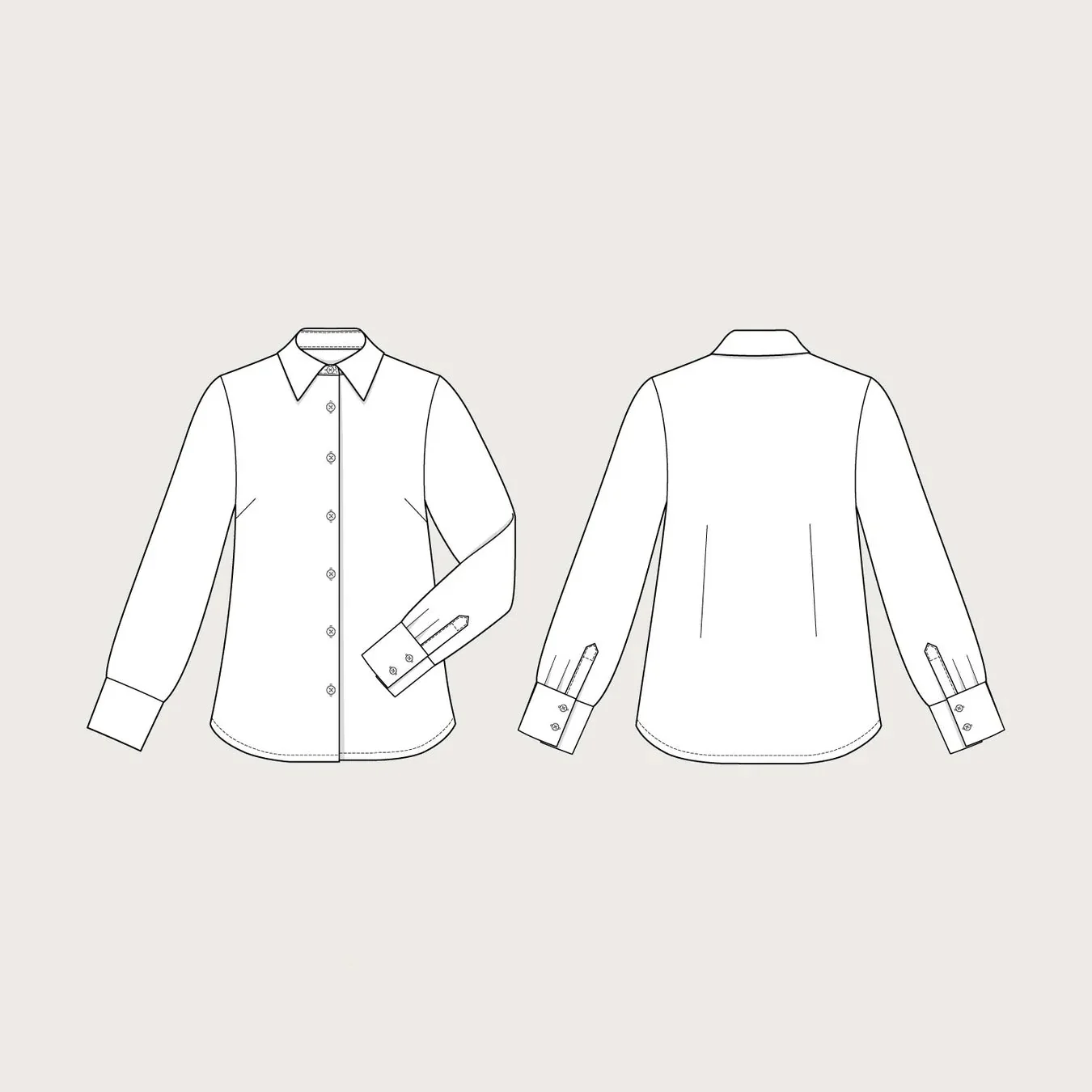 Classic Shirt Pattern - Image 4