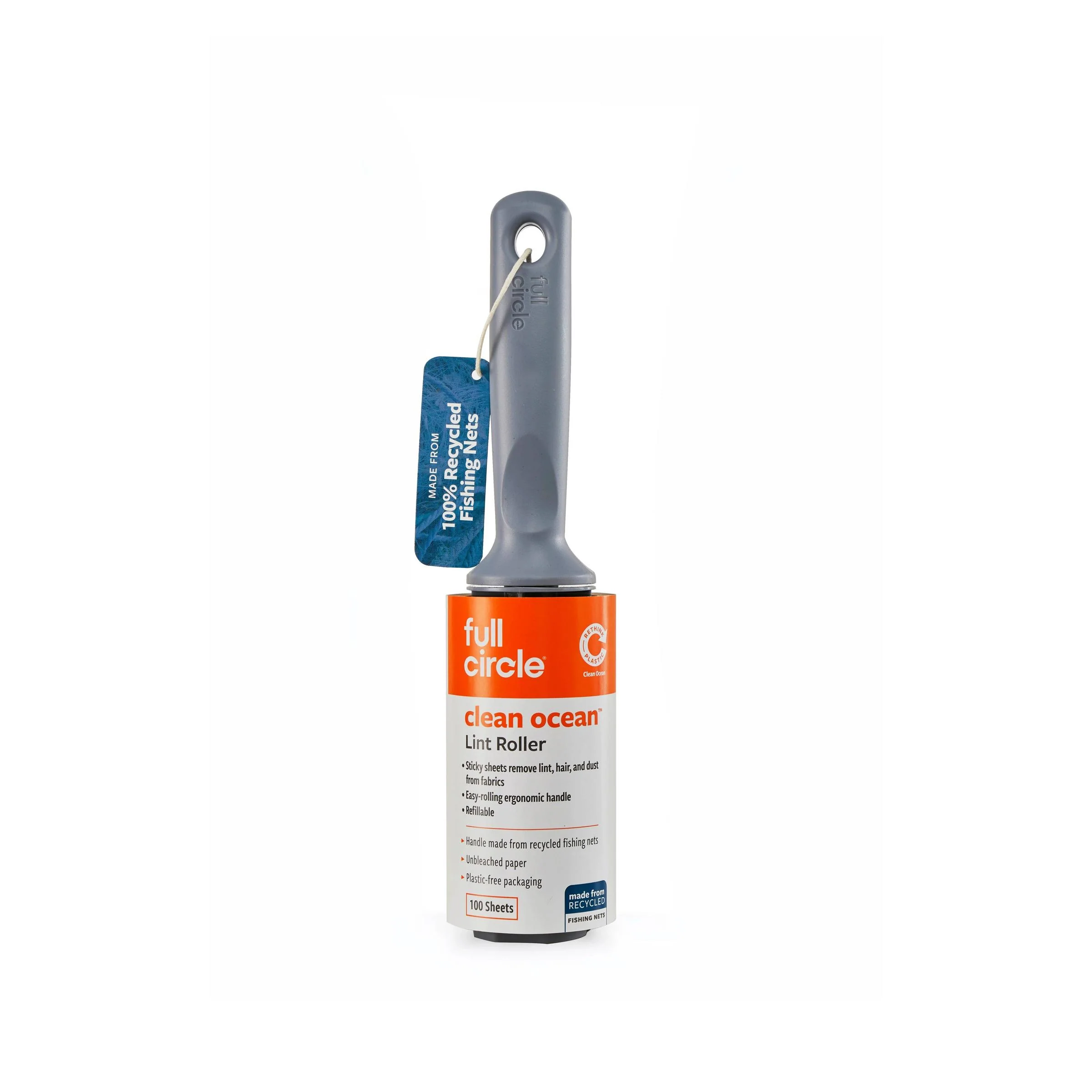 Clean Ocean Lint Roller with Recycled Handle