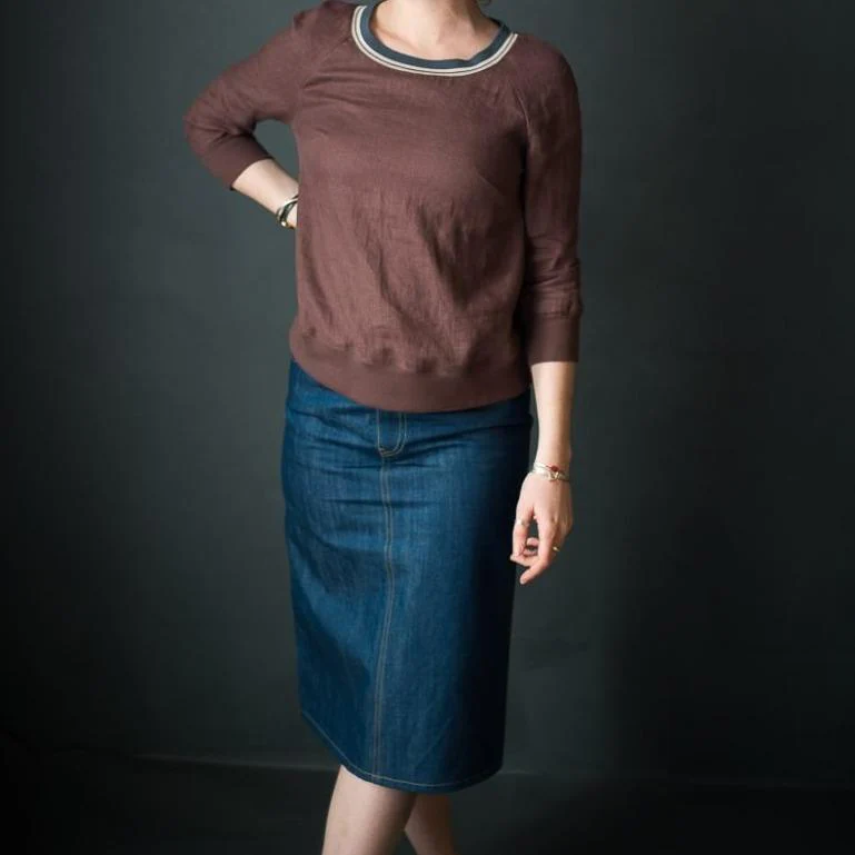 Clementine Denim Skirt Pattern - PDF DOWNLOAD - Image 2