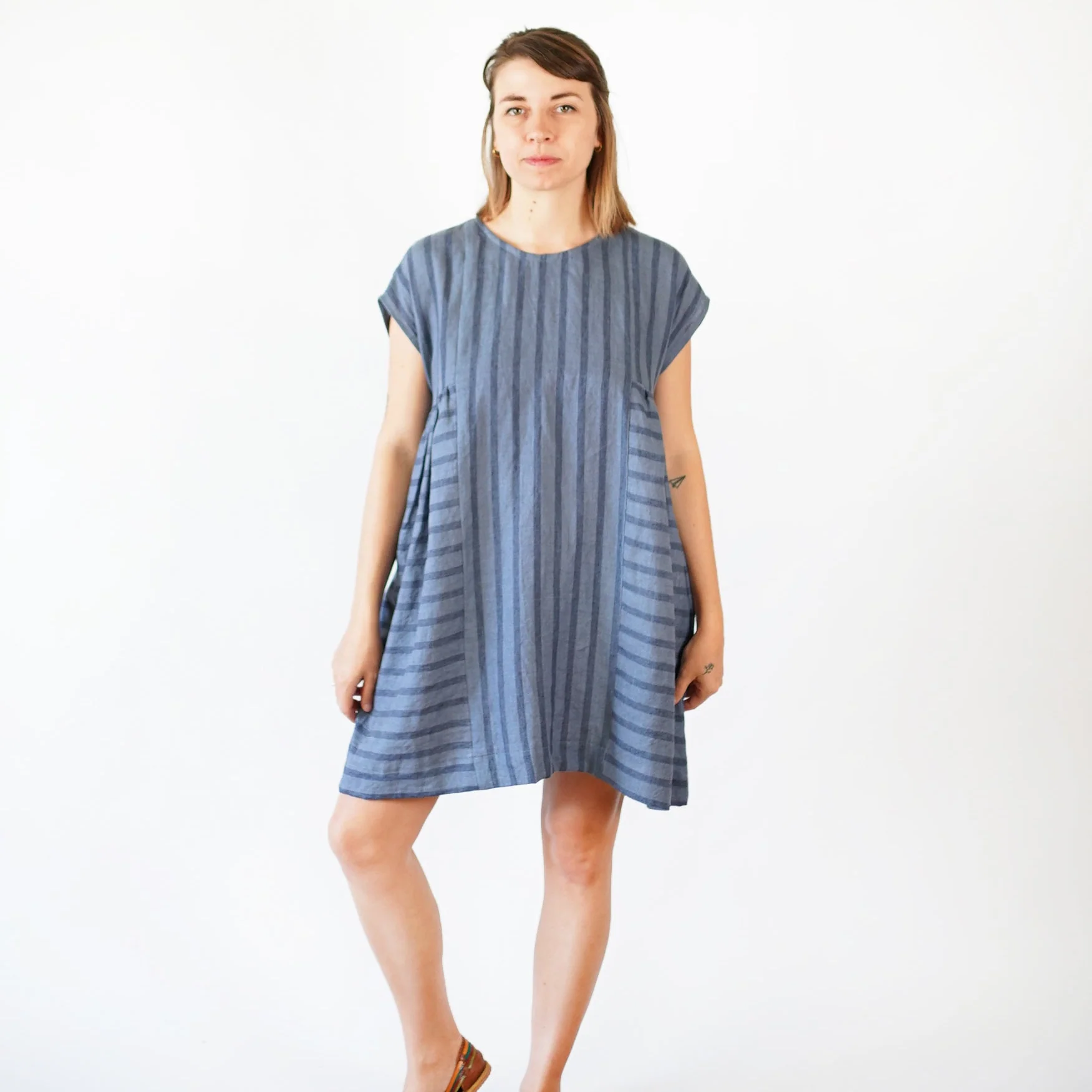Collage Gather Dress Pattern - PDF DOWNLOAD