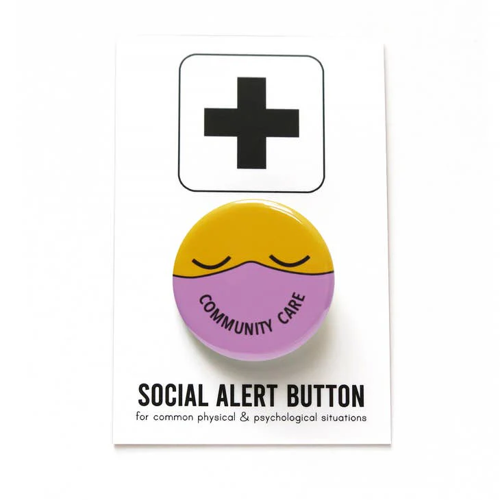 Community Care Covid : Violet Button