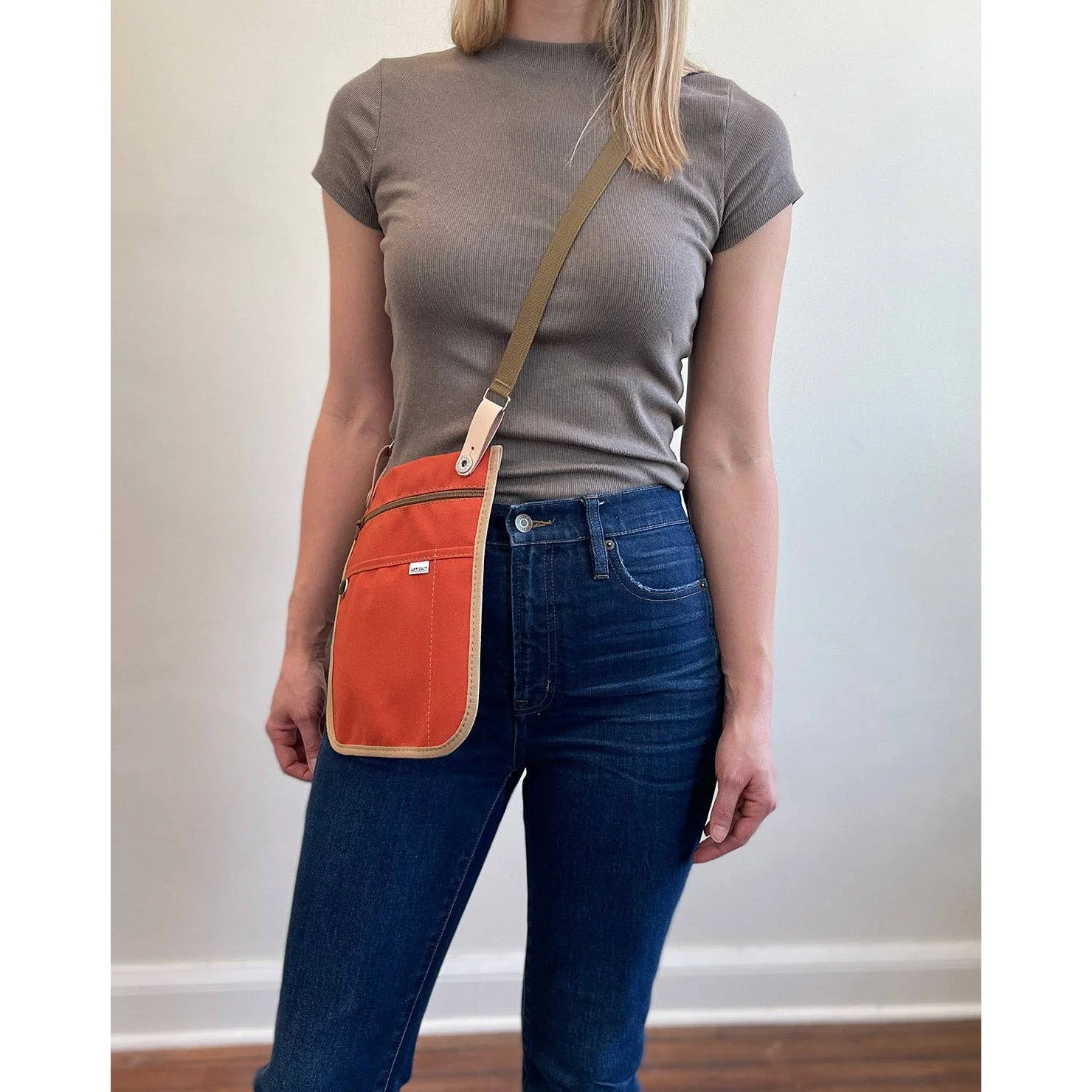 Tote Bag Insert & Crossbody - Papaya - Image 2