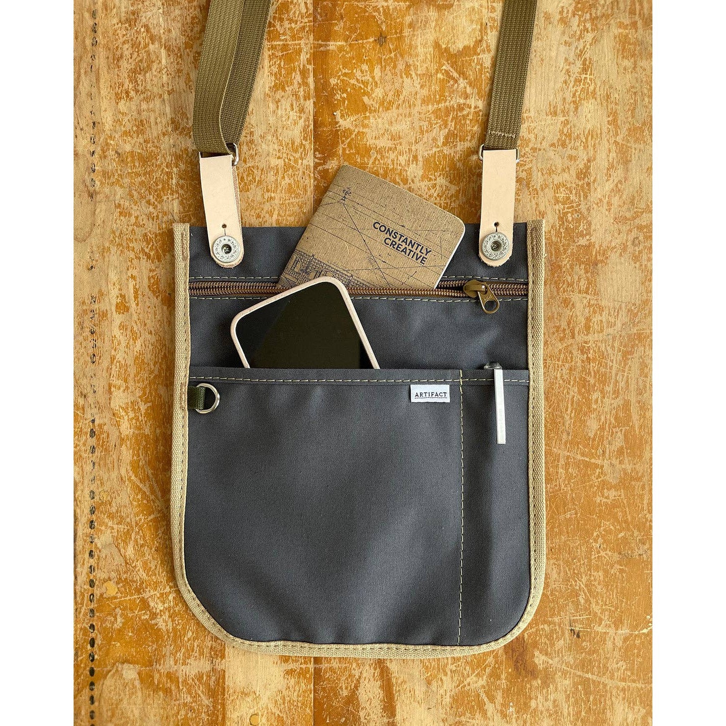 Tote Bag Insert & Crossbody - Slate