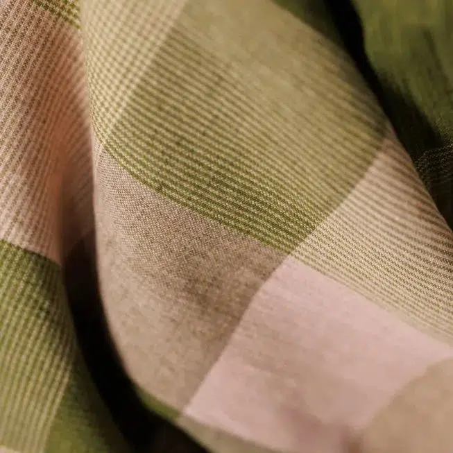 Vetiver Check Luminaire Cotton/Linen - Image 4