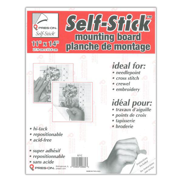 Self-Stick mounting board: 11" x 14"
