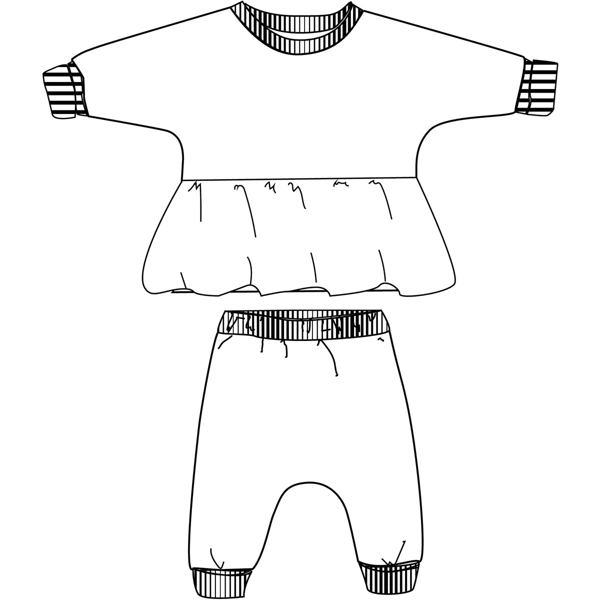 Cordoba Jogging or Pajama Set Pattern - Image 11