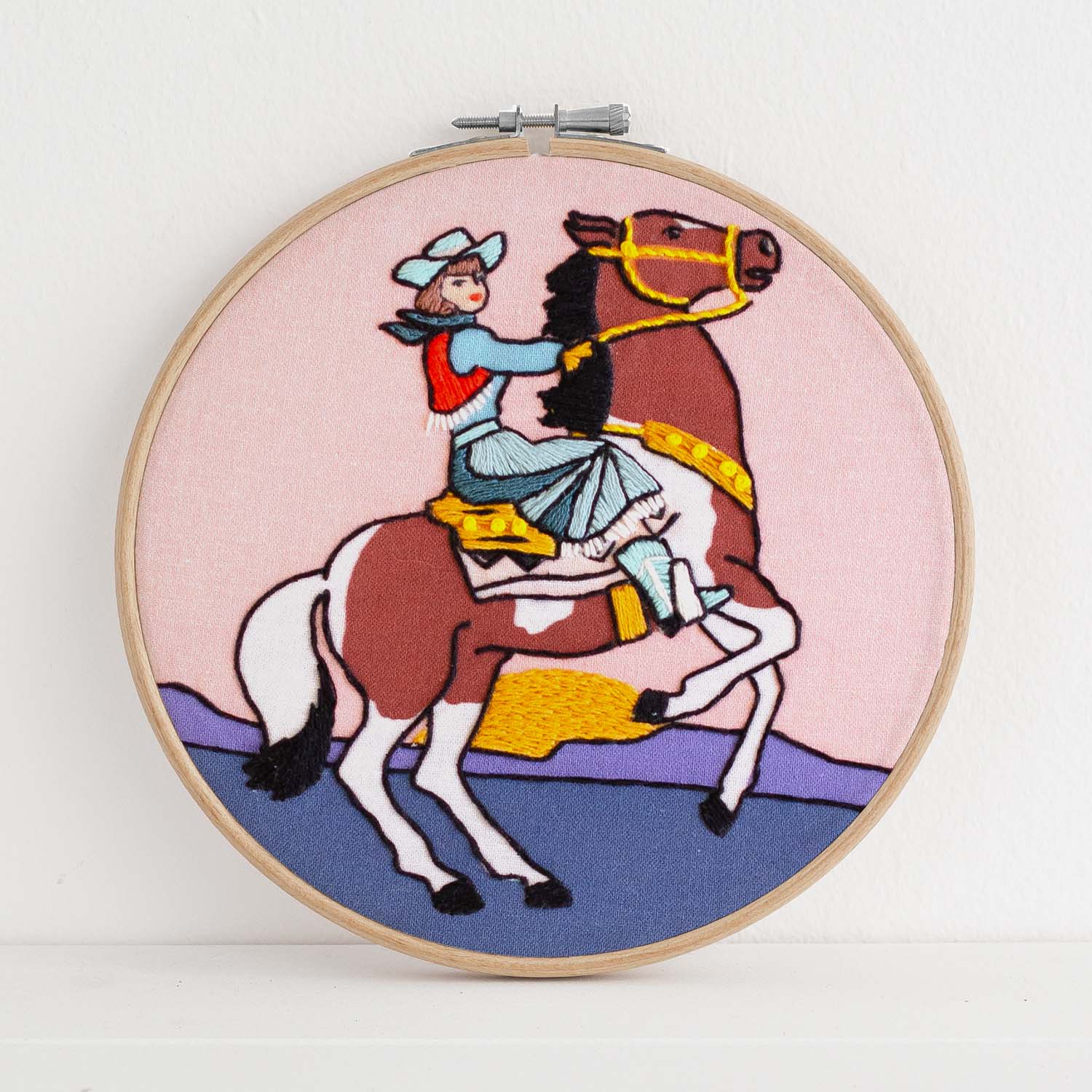 Cowgirl 6" Embroidery Kit - Image 2