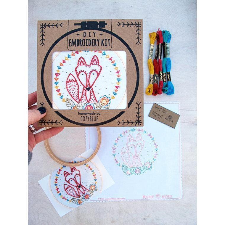 Crafty Fox Embroidery Kit - Image 2