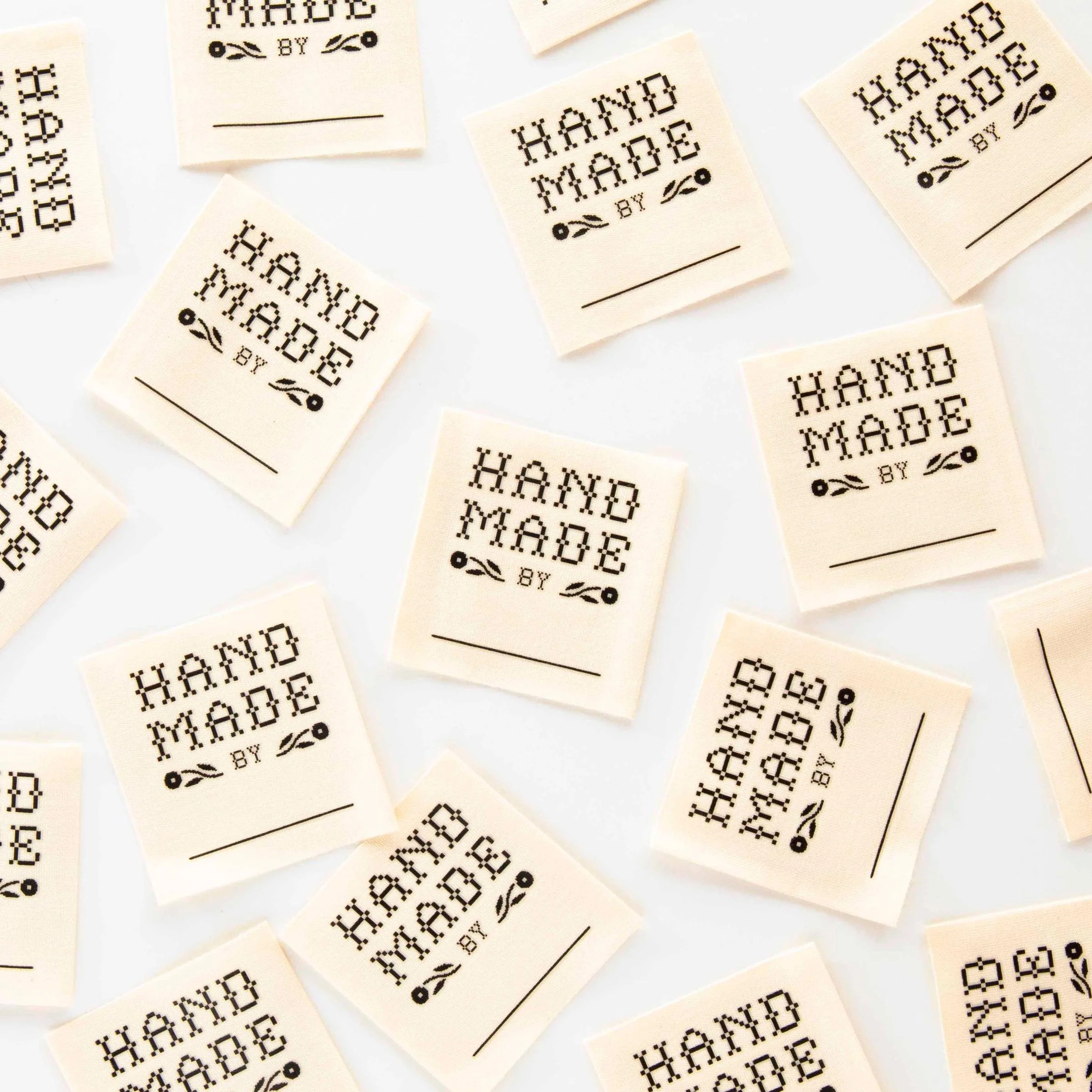 Crafty Handmade By: Organic Cotton Write In Sewing Labels