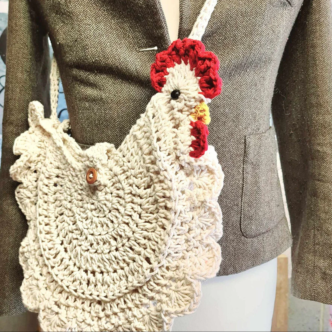 Crochet - Chicken Bag - 2 sessions