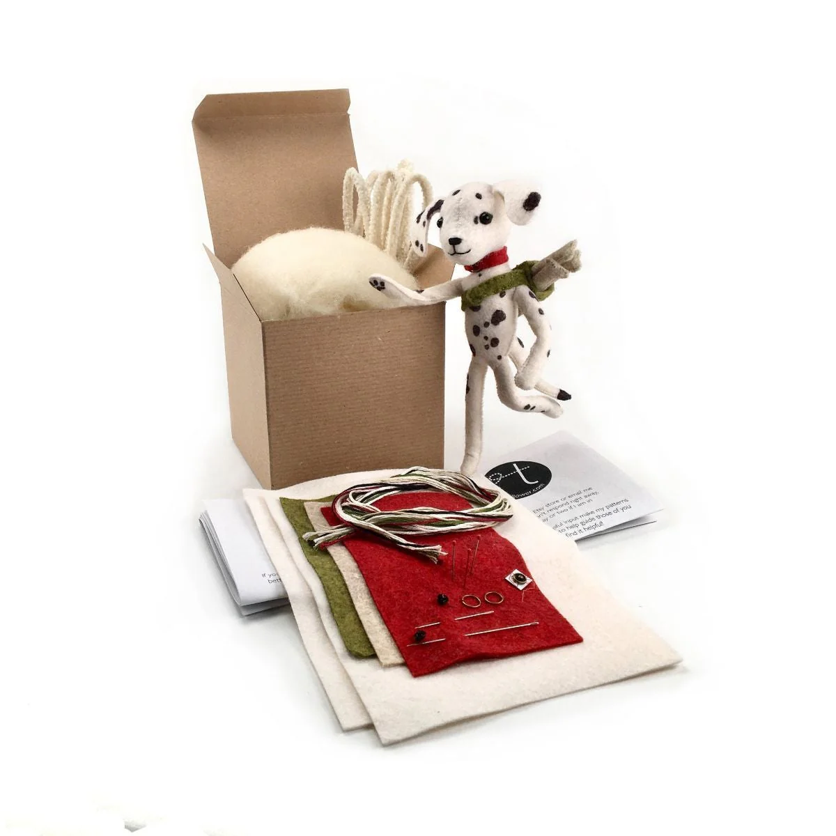 Dahlia Dalmatian Hand Stitching Kit - Image 7