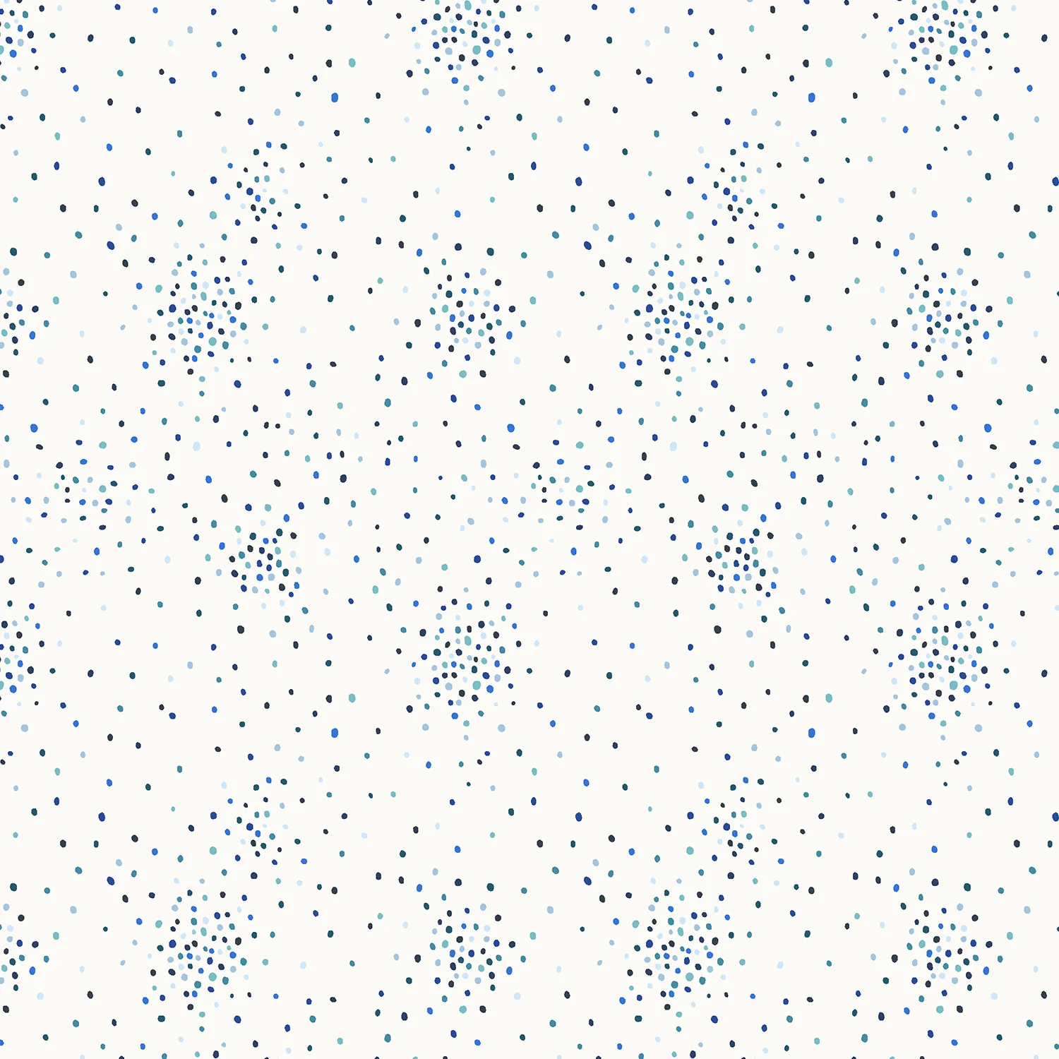 Dapple Dots Blue White