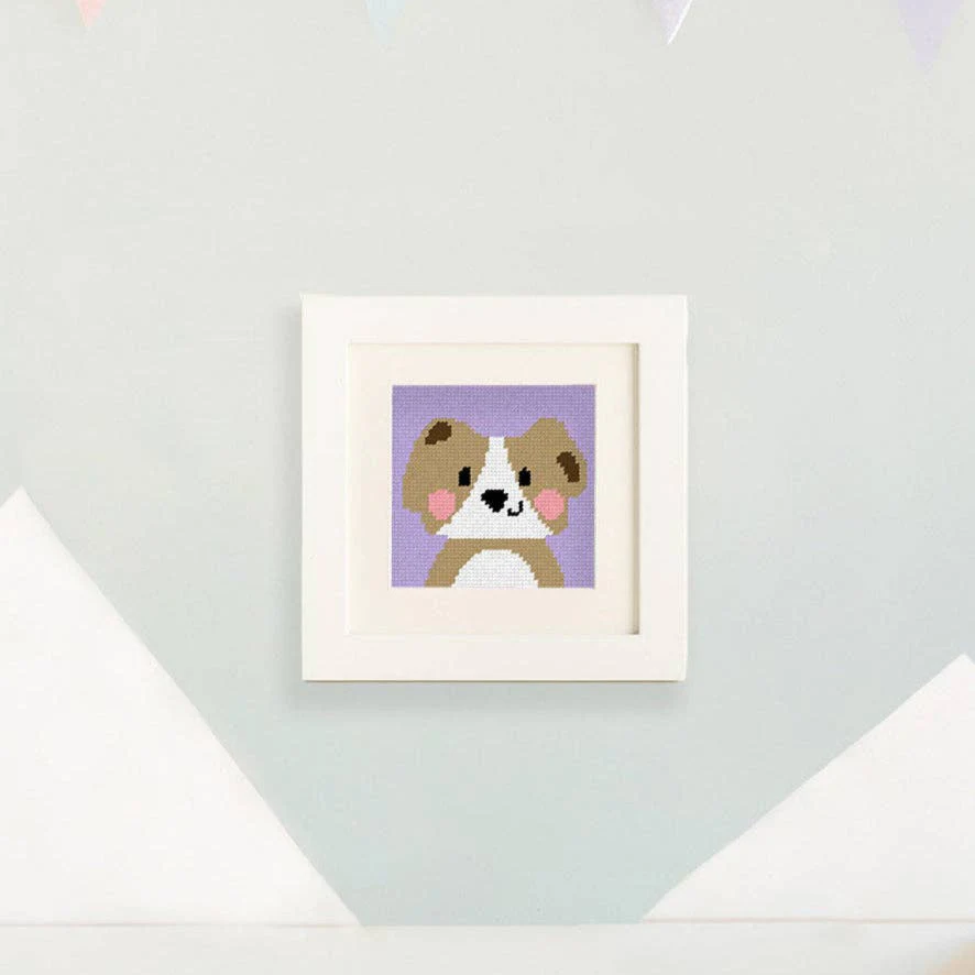 David the Dog - Needlepoint Kit for Kids