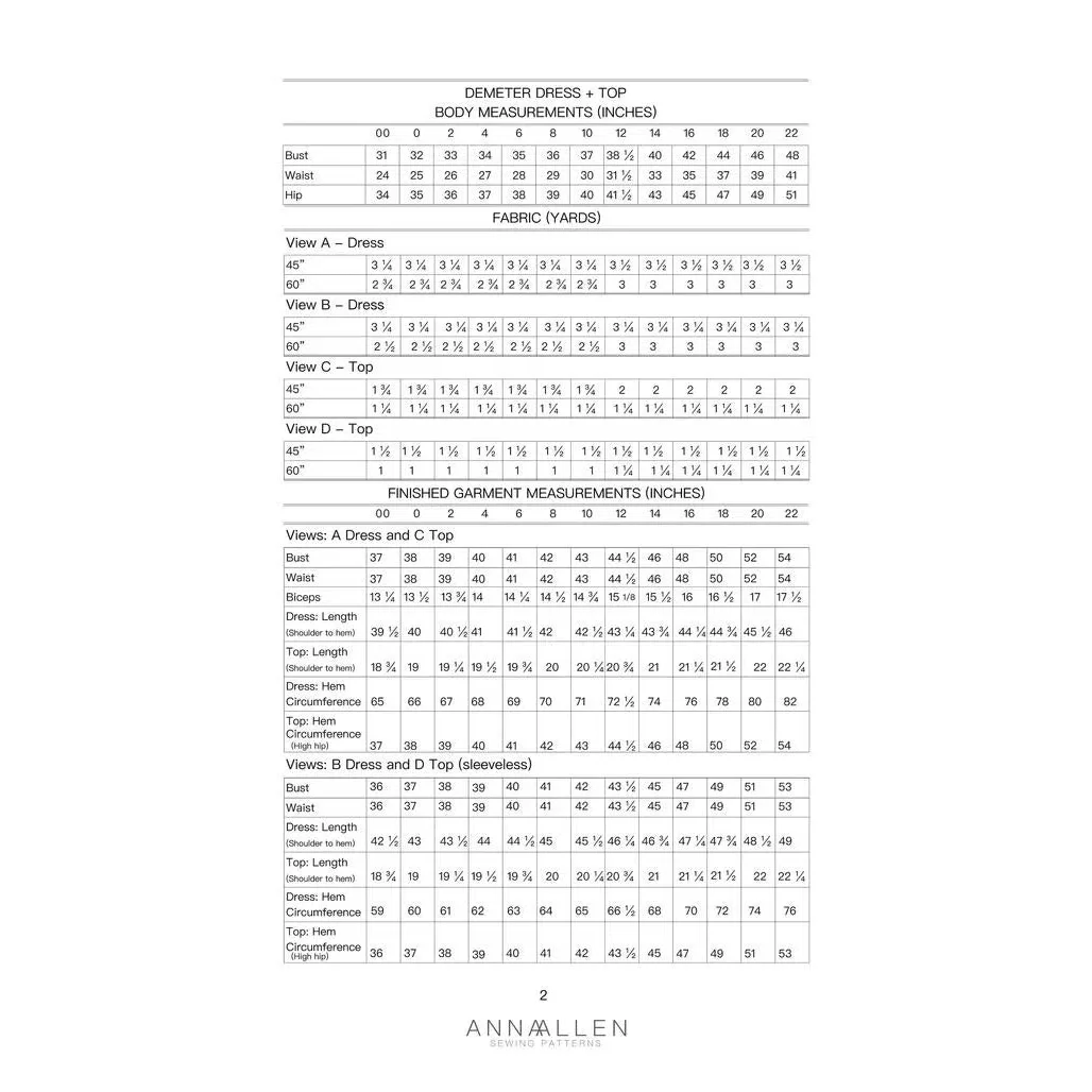 Demeter Dress + Top Pattern - PDF DOWNLOAD - Image 7