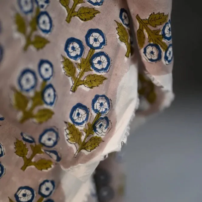 Dimpsey Block Print Indian Cotton - Image 3
