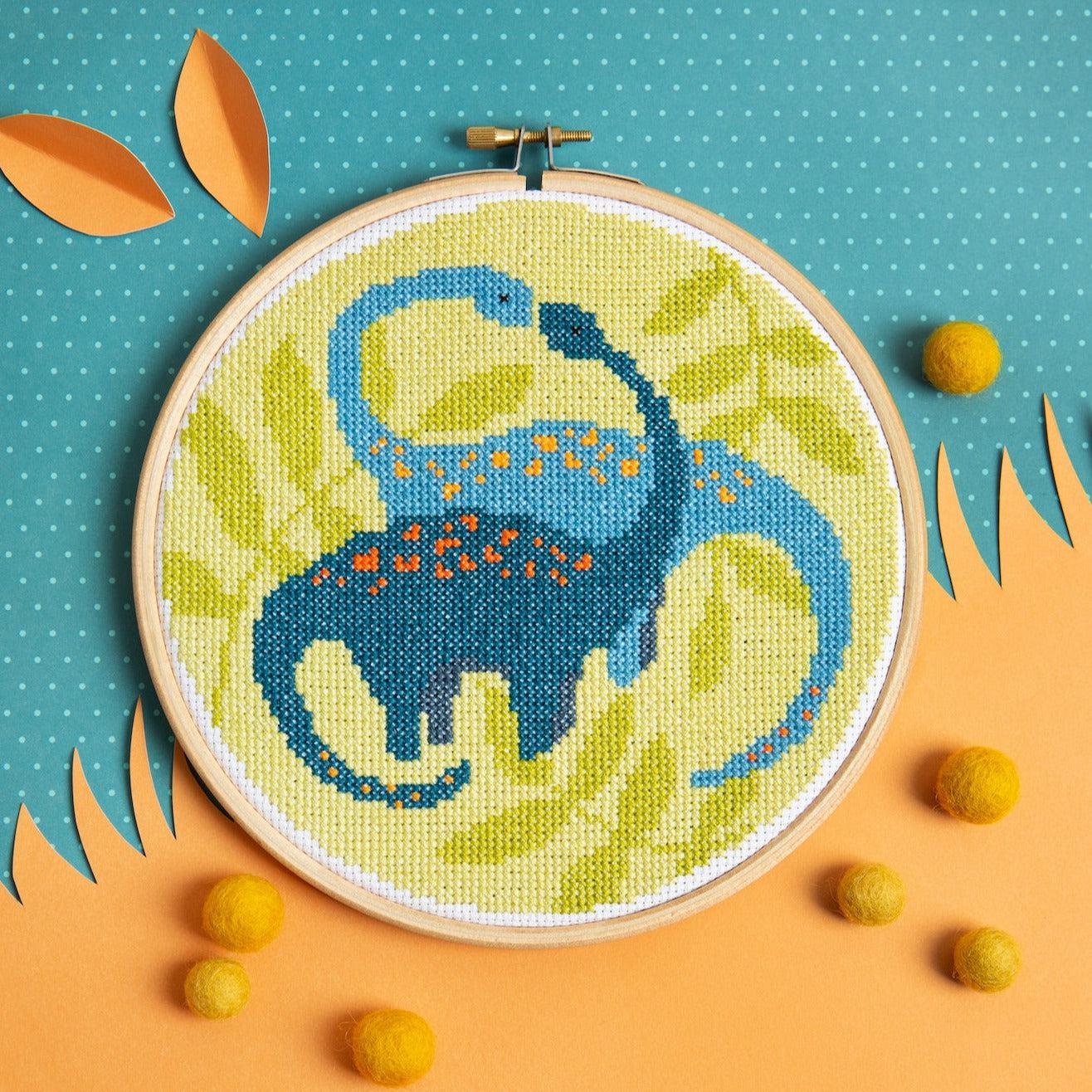 Diplodocus Cross Stitch Kit