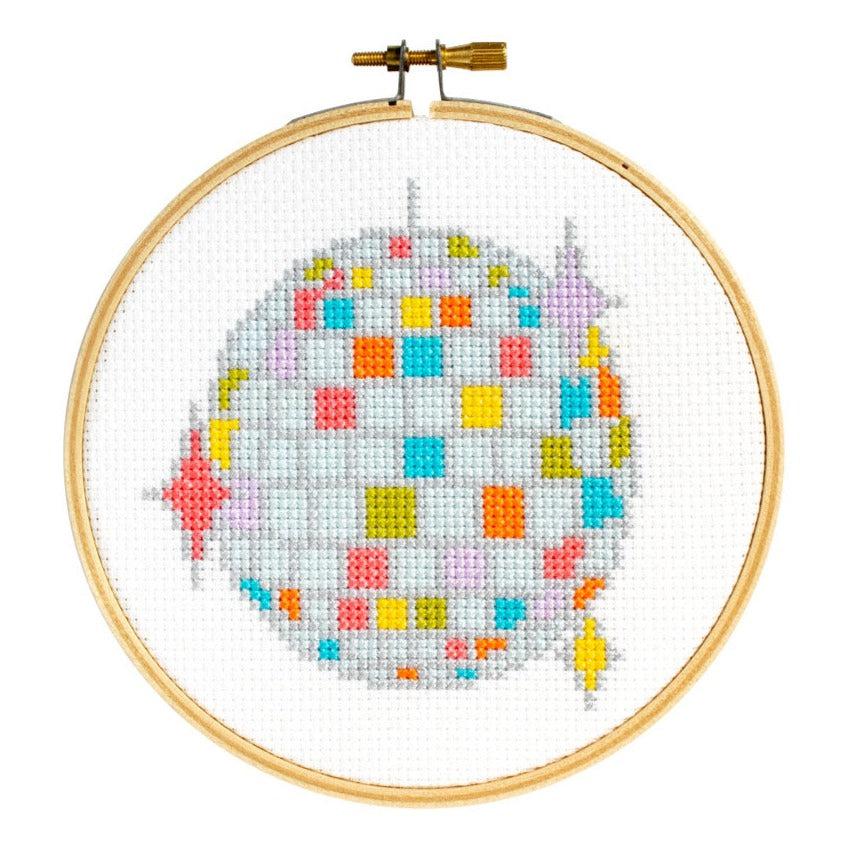 Disco Ball DIY Cross Stitch Kit