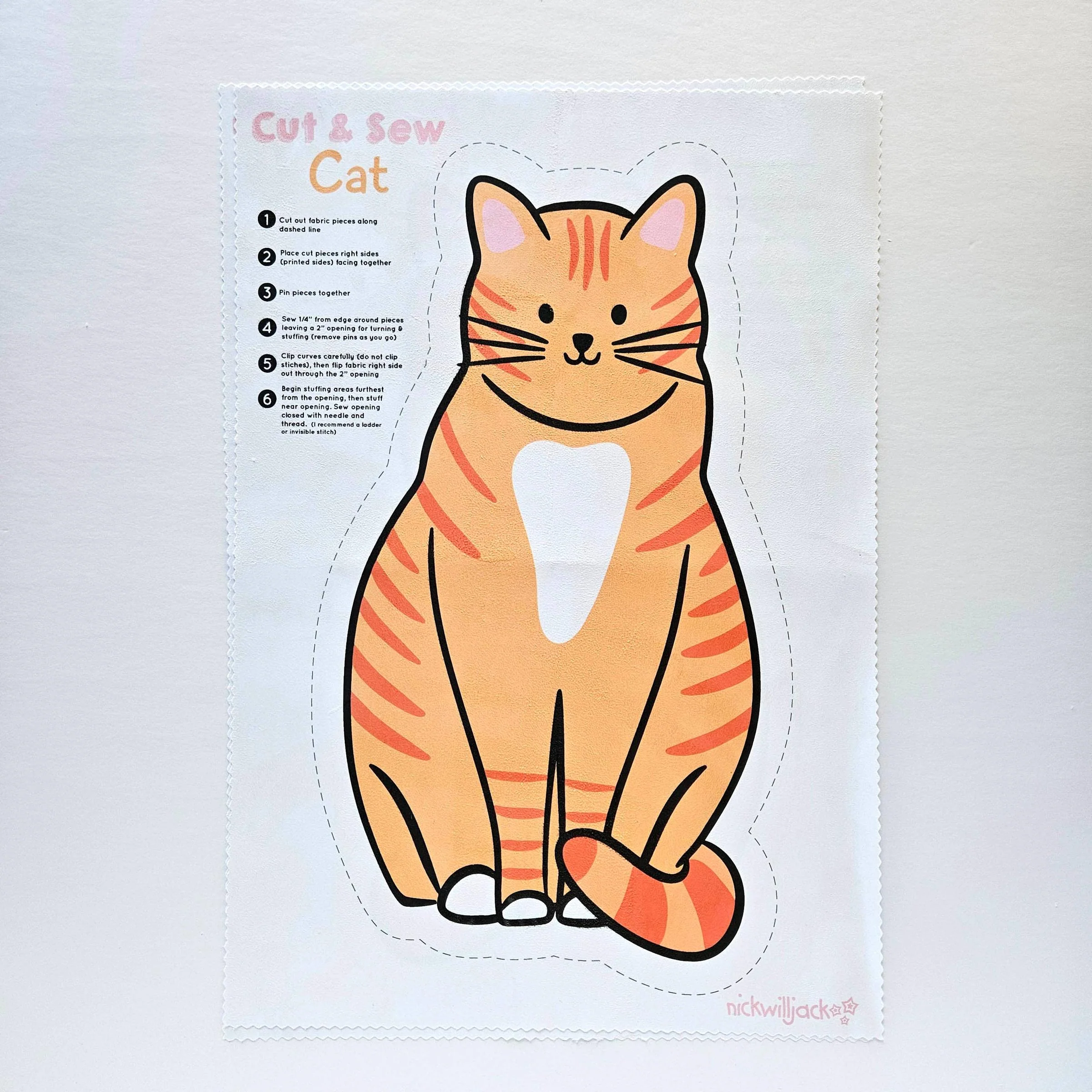 DIY Beginner Cat Sewing Kit - Image 3