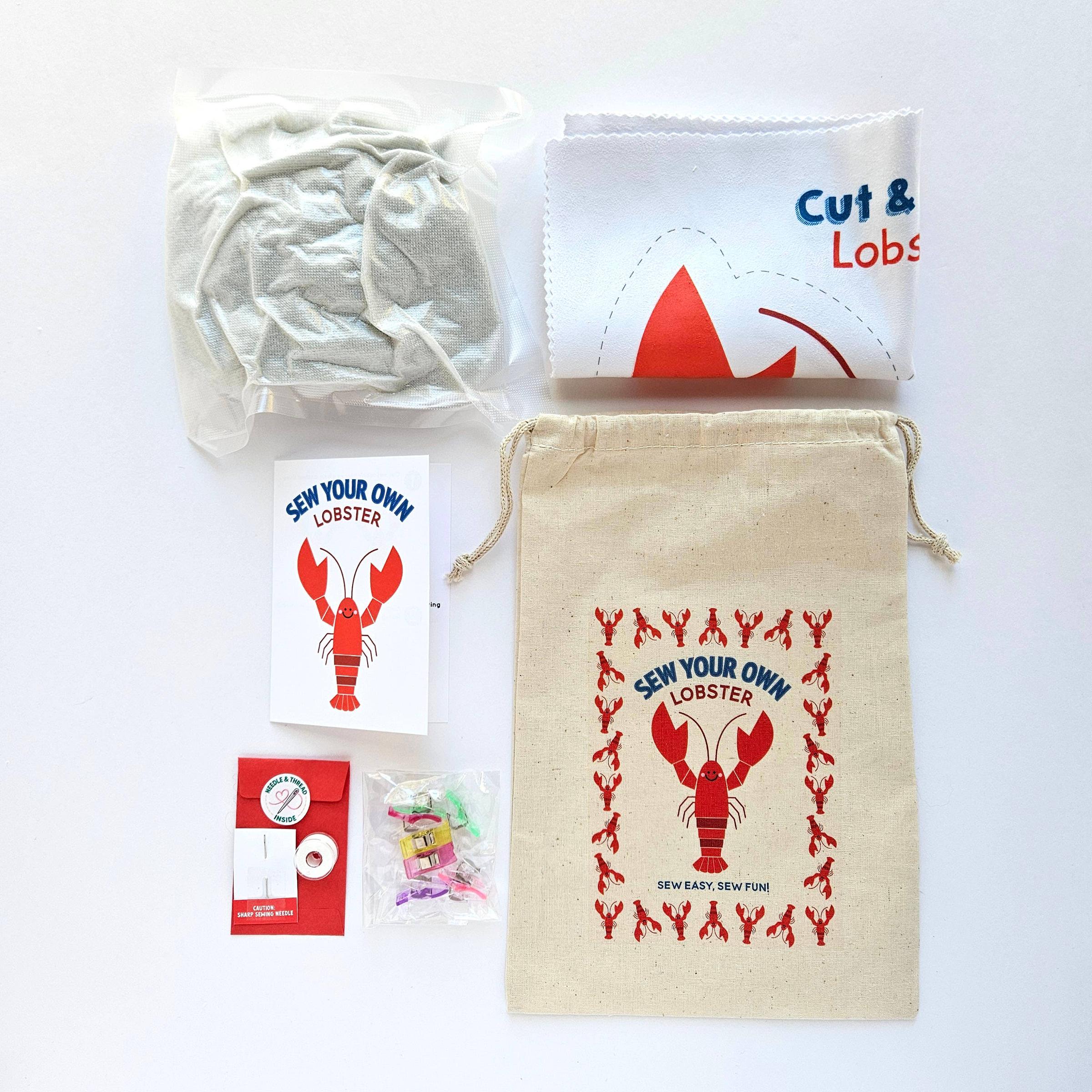 DIY Beginner Lobster Sewing Kit - Image 2