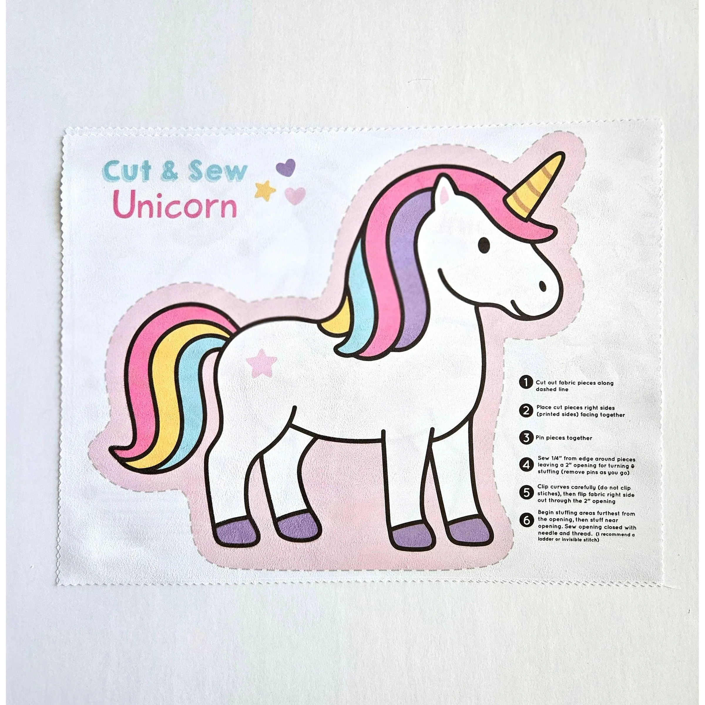 DIY Beginner Unicorn Sewing Kit - Image 3