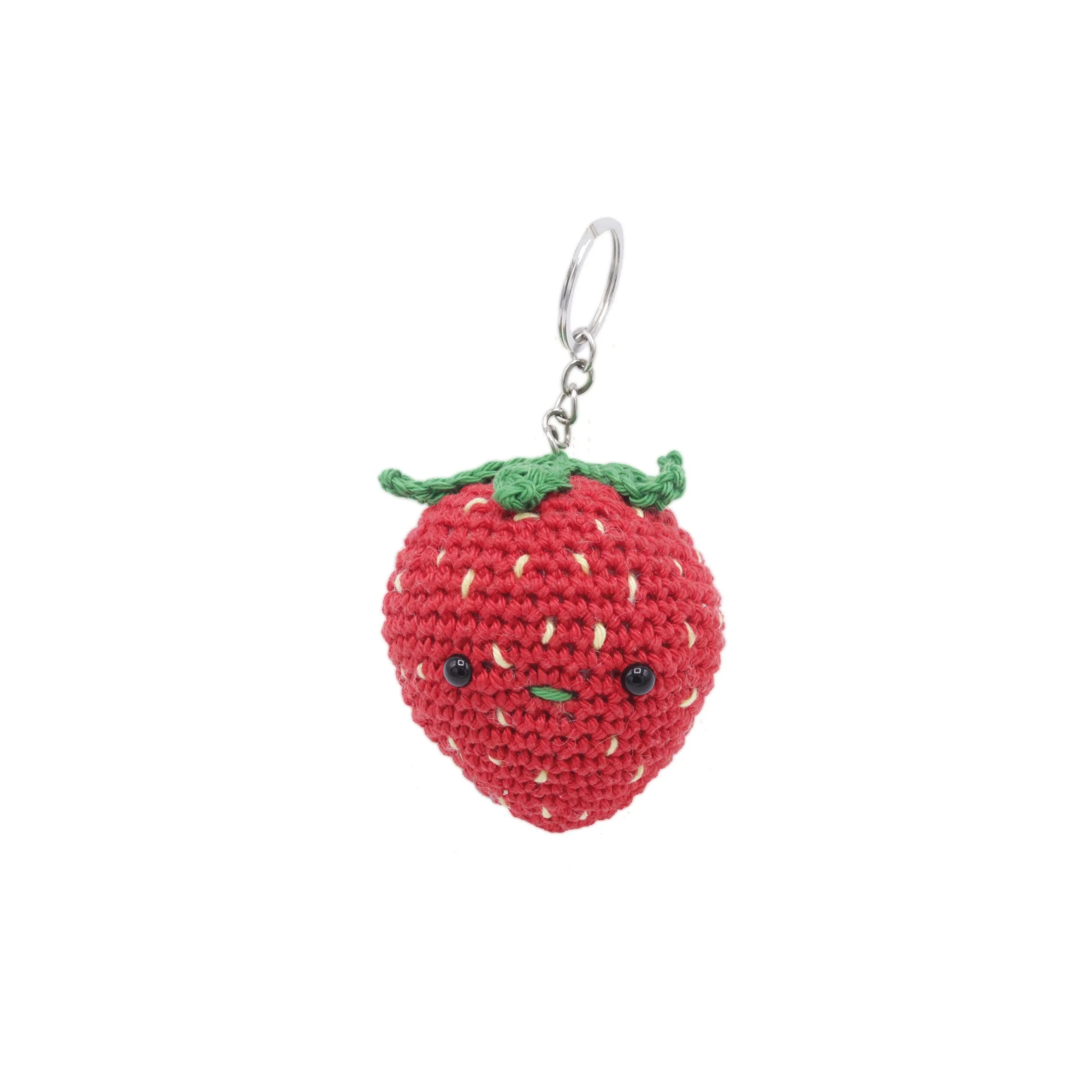 DIY Crochet Kit - Strawberry Keychain - Image 3