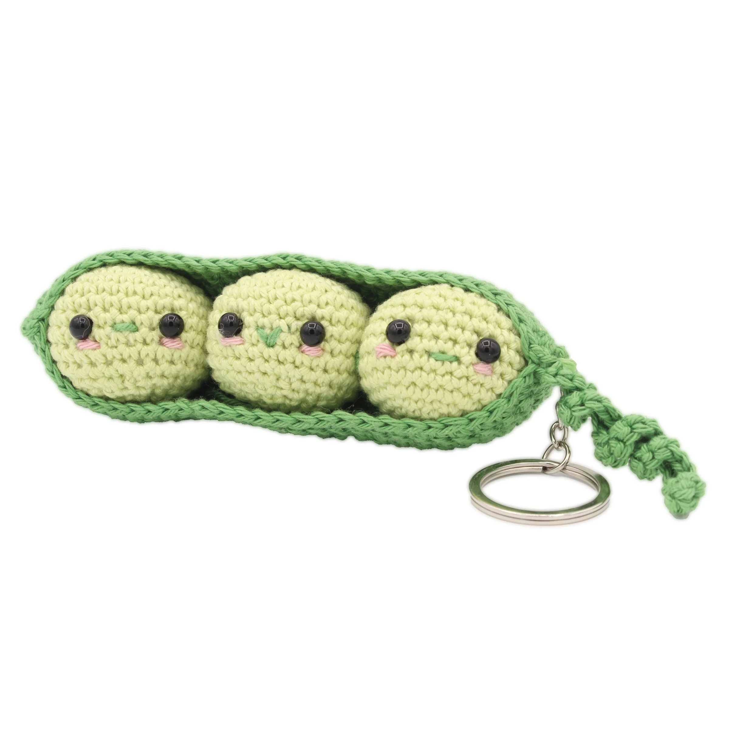 DIY Crochet Kit - Peas Keychain - Image 2
