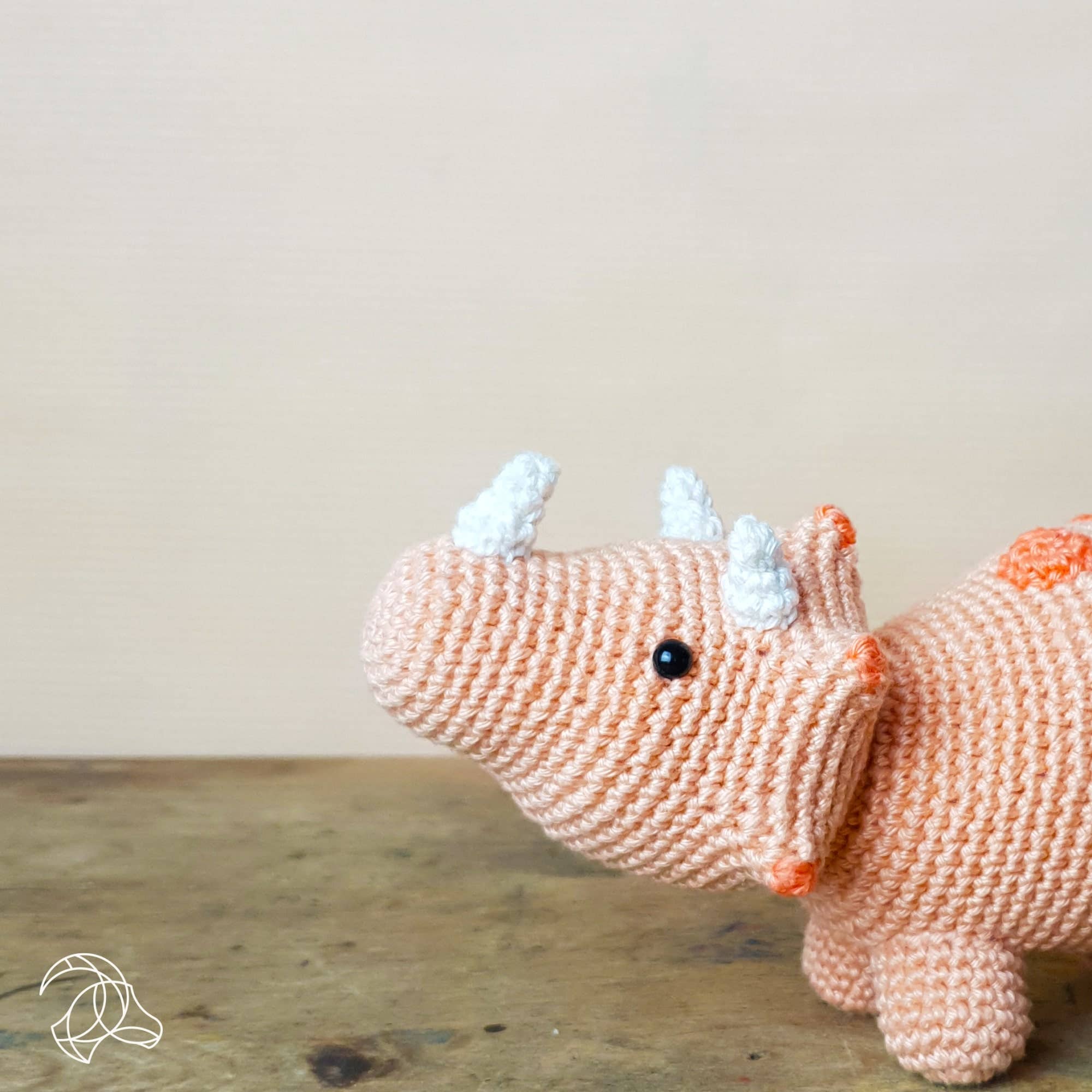 DIY Crochet Kit - Triceratops - Image 2