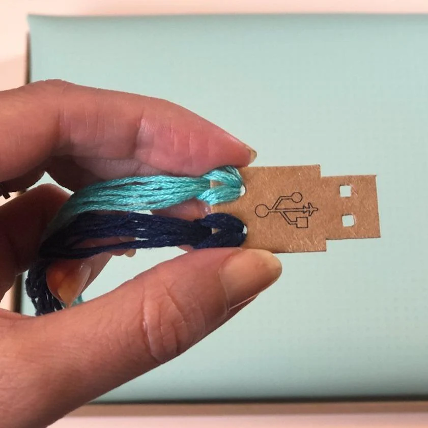 DIY Cross Stitch Laptop Sleeve Kit - Image 11