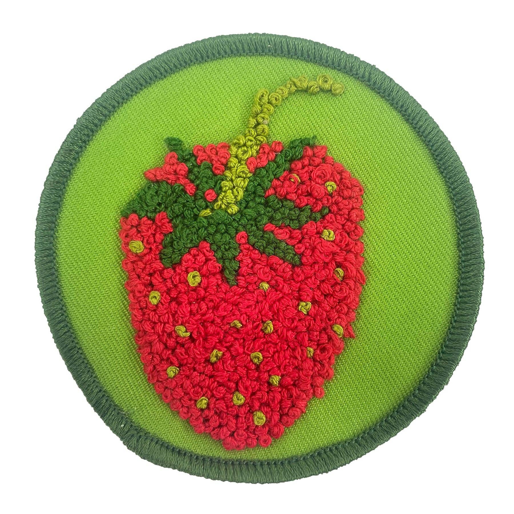 DIY Embroidery Patch Kit - Red Fruits - Image 2