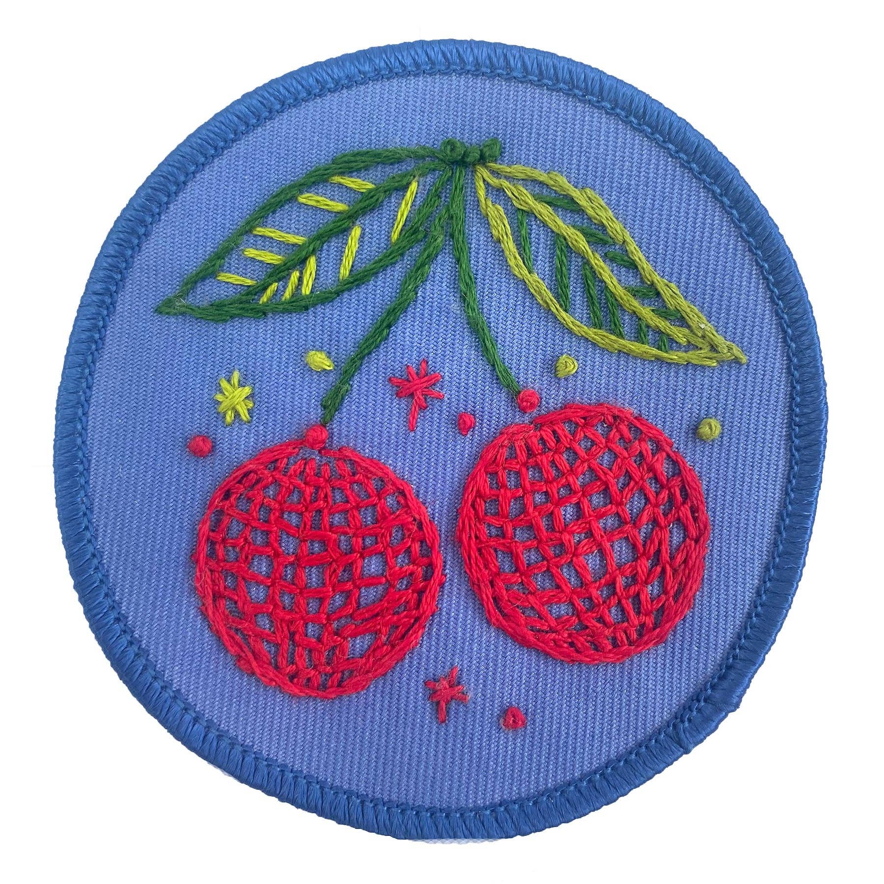 DIY Embroidery Patch Kit - Red Fruits - Image 3