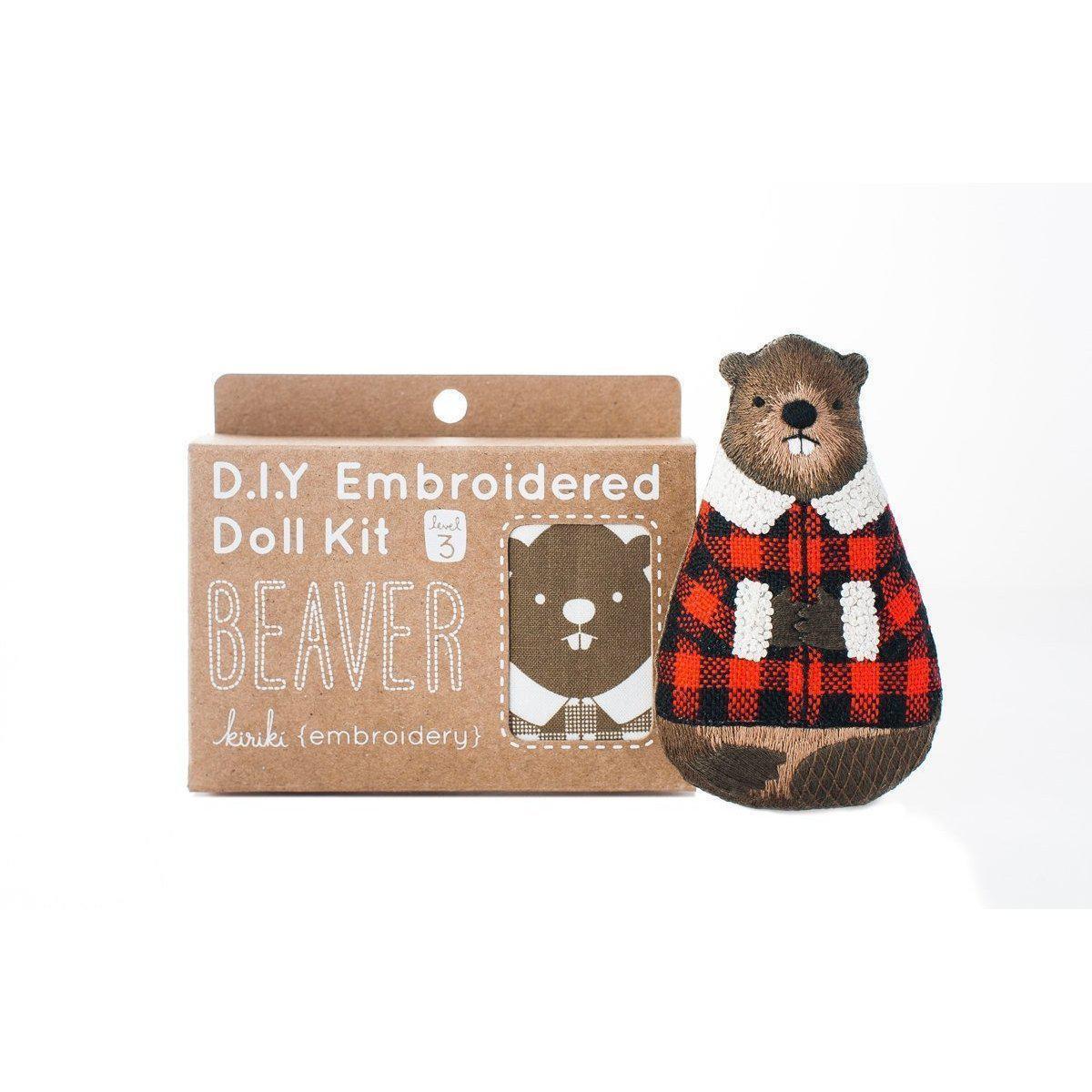 Beaver DIY Embroidery Kit - Image 3