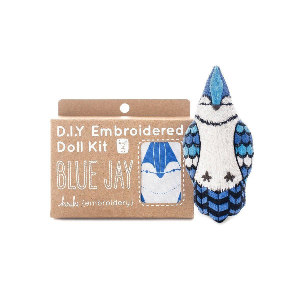 Blue Jay DIY Embroidery Kit - Image 3