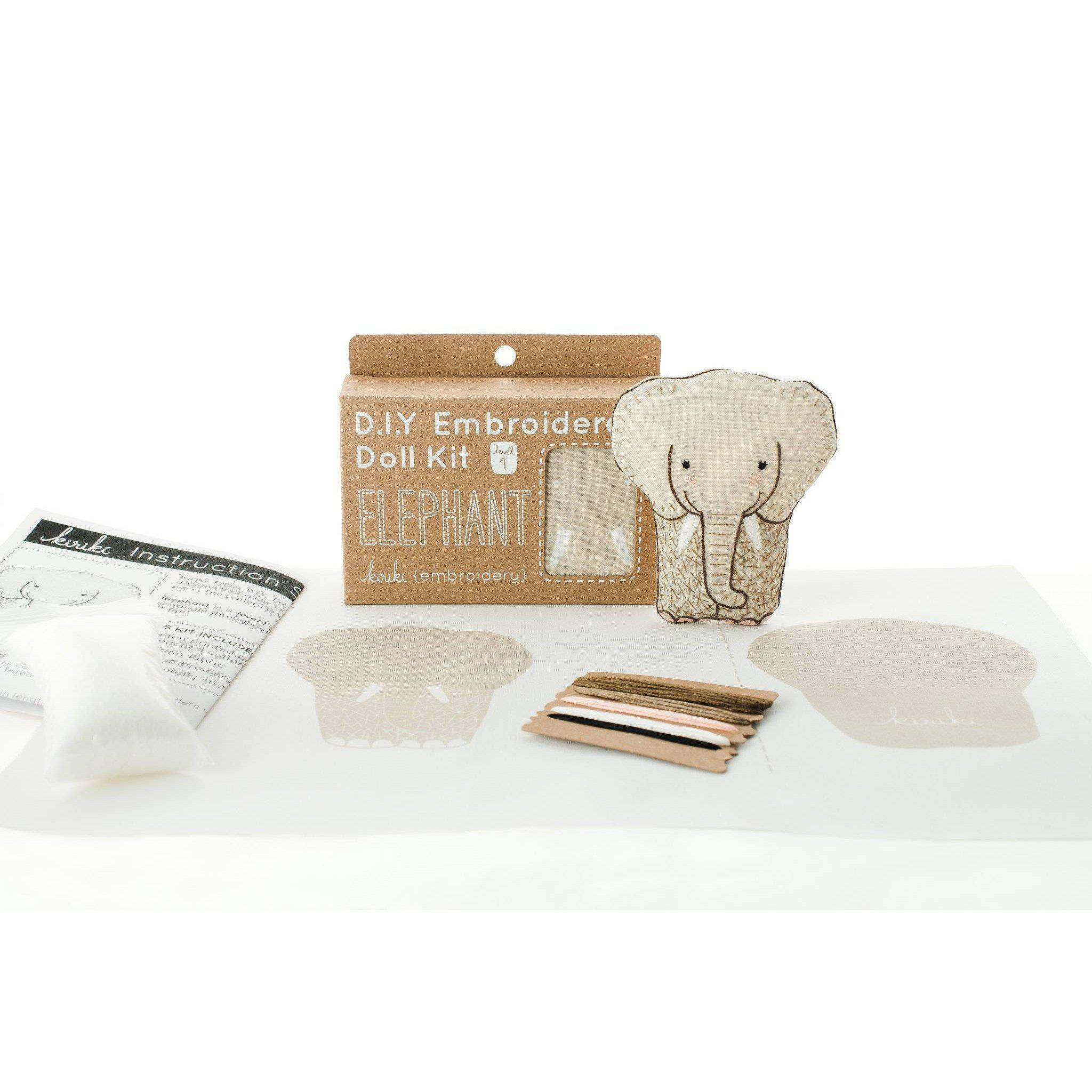 Elephant DIY Embroidery Kit - Image 3